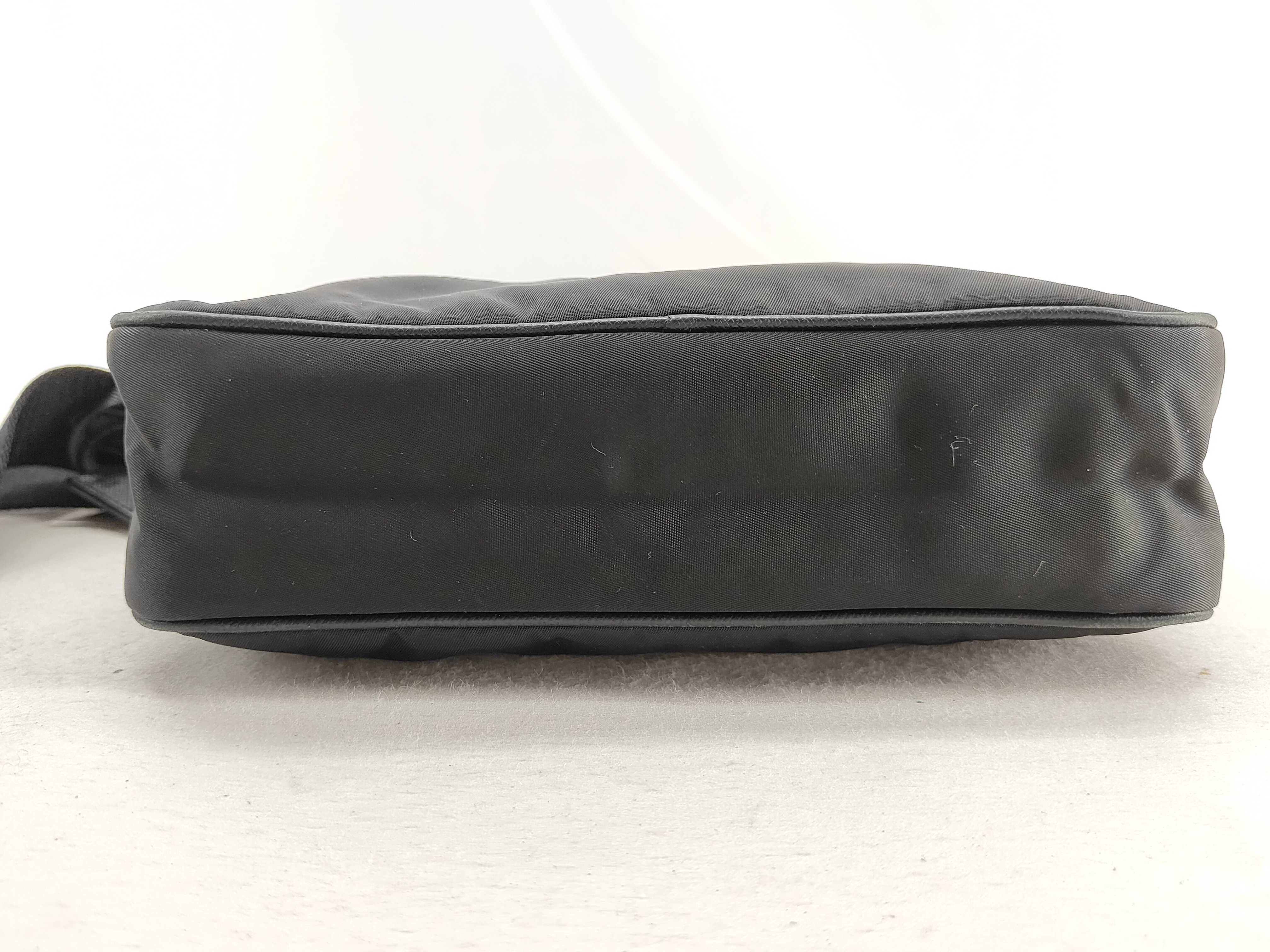 Nylon DU-Tessuto Nylon 2WAY Shoulder Bag Black 1BH204 Shoulder Bag — view 12