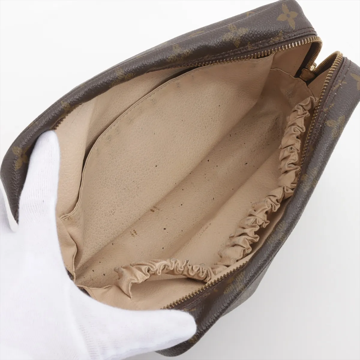 Monogram True Toilet 23 M47524 TH8907 Brown Pouch — view 3