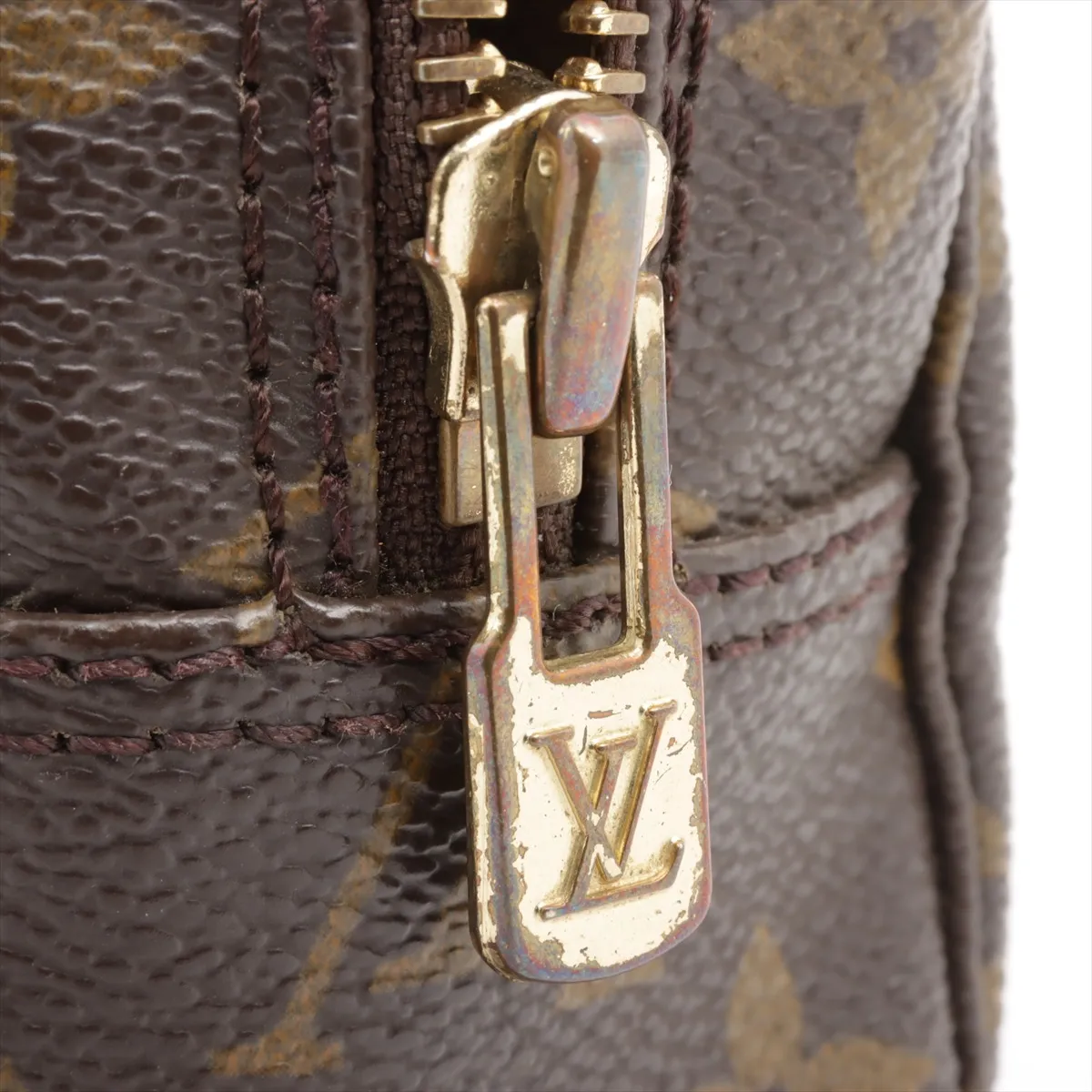Monogram True Toilet 23 M47524 TH8907 Brown Pouch — view 7