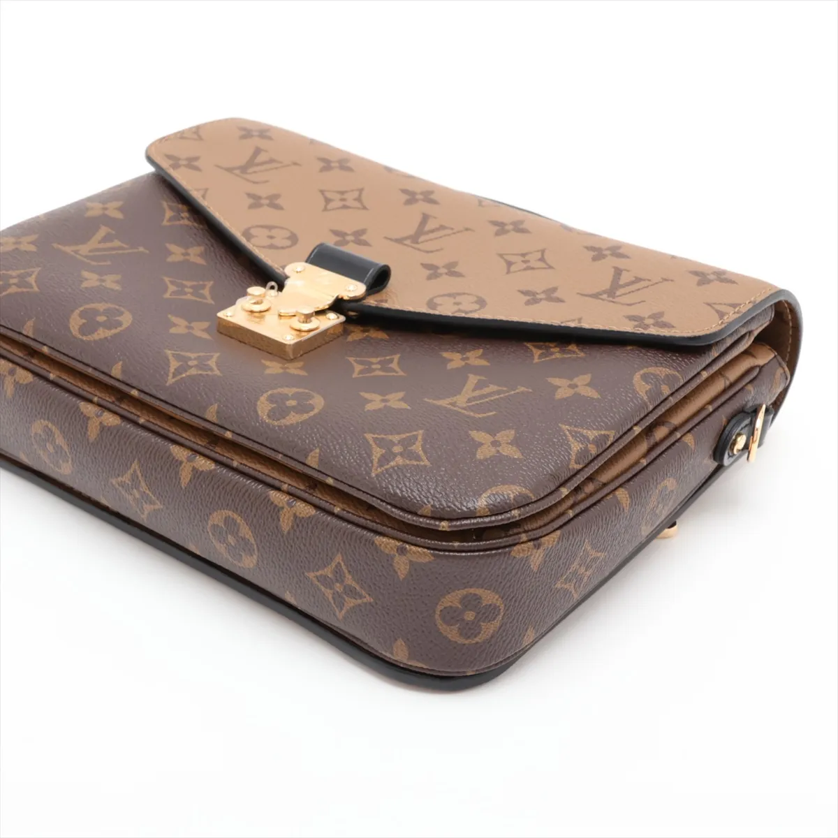 Monogram Reverse Pochette Métis MM M44876 Brown (RFID detected) — view 3
