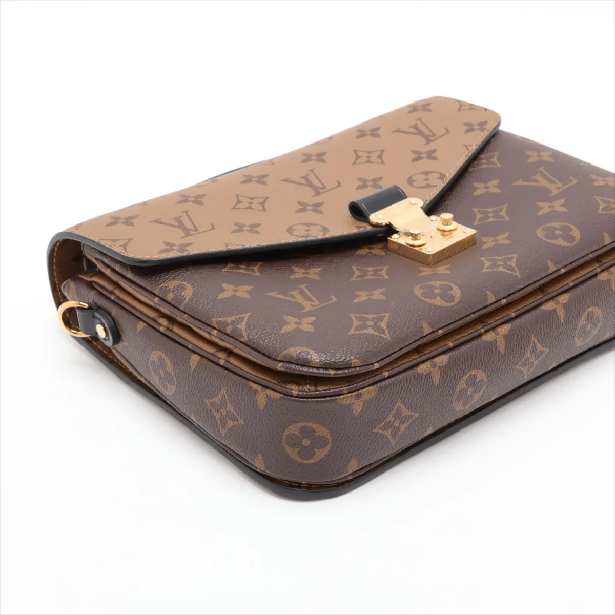 Monogram Reverse Pochette Métis MM M44876 Brown (RFID detected) — view 4
