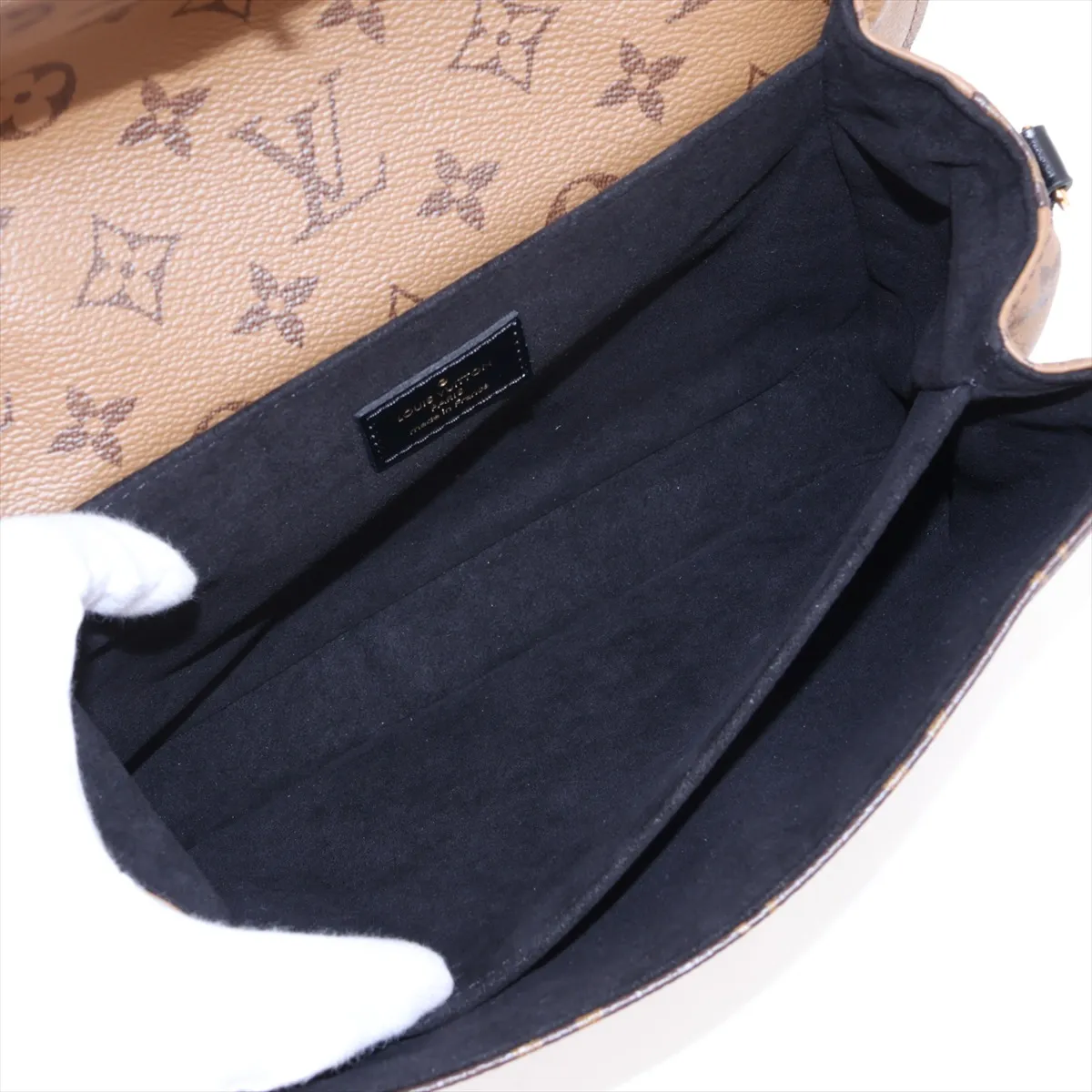 Monogram Reverse Pochette Métis MM M44876 Brown (RFID detected) — view 8