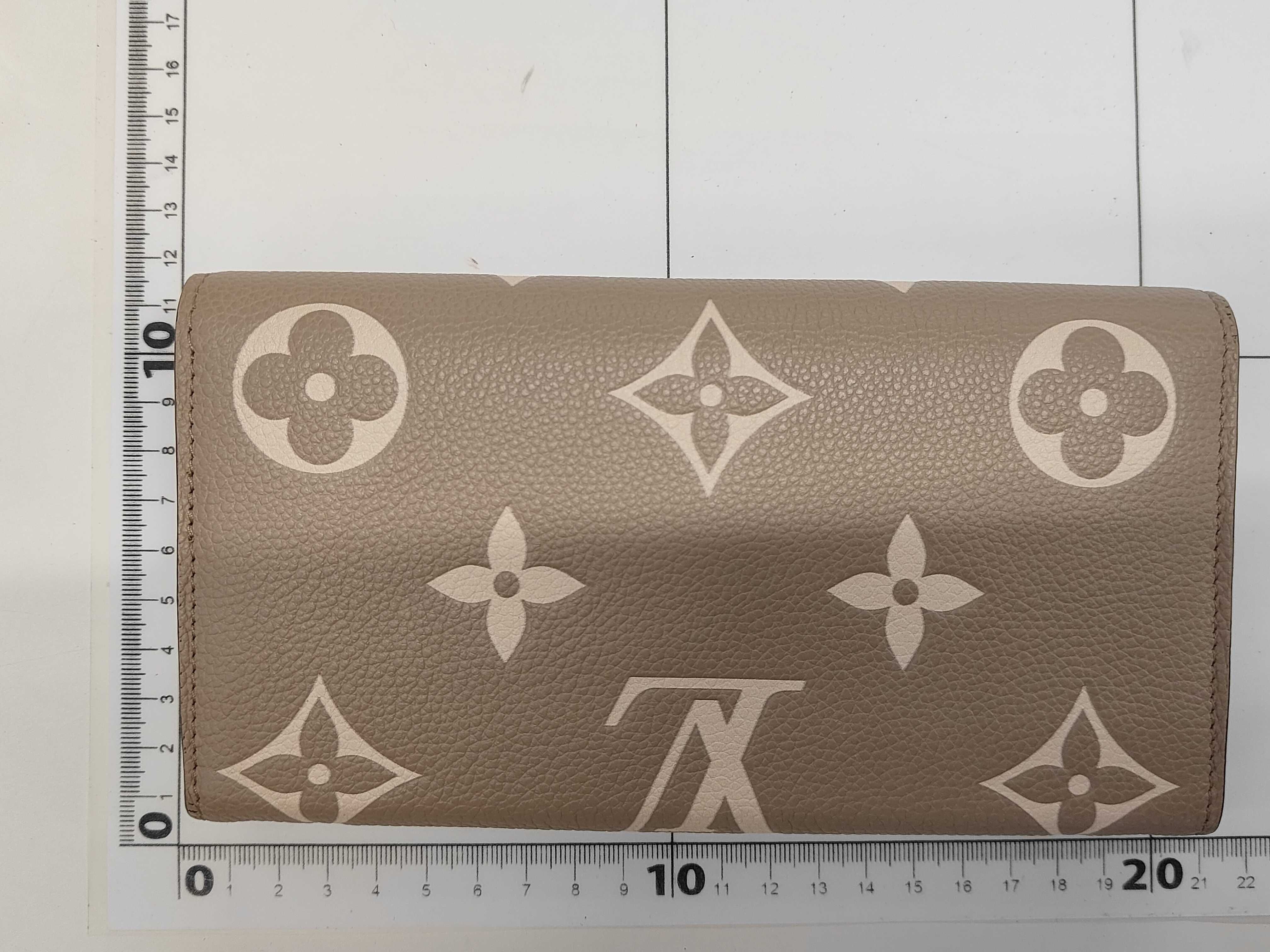 M81049 Empreinte Portefeuille Sarah Toujour/Crème Wallet — view 2