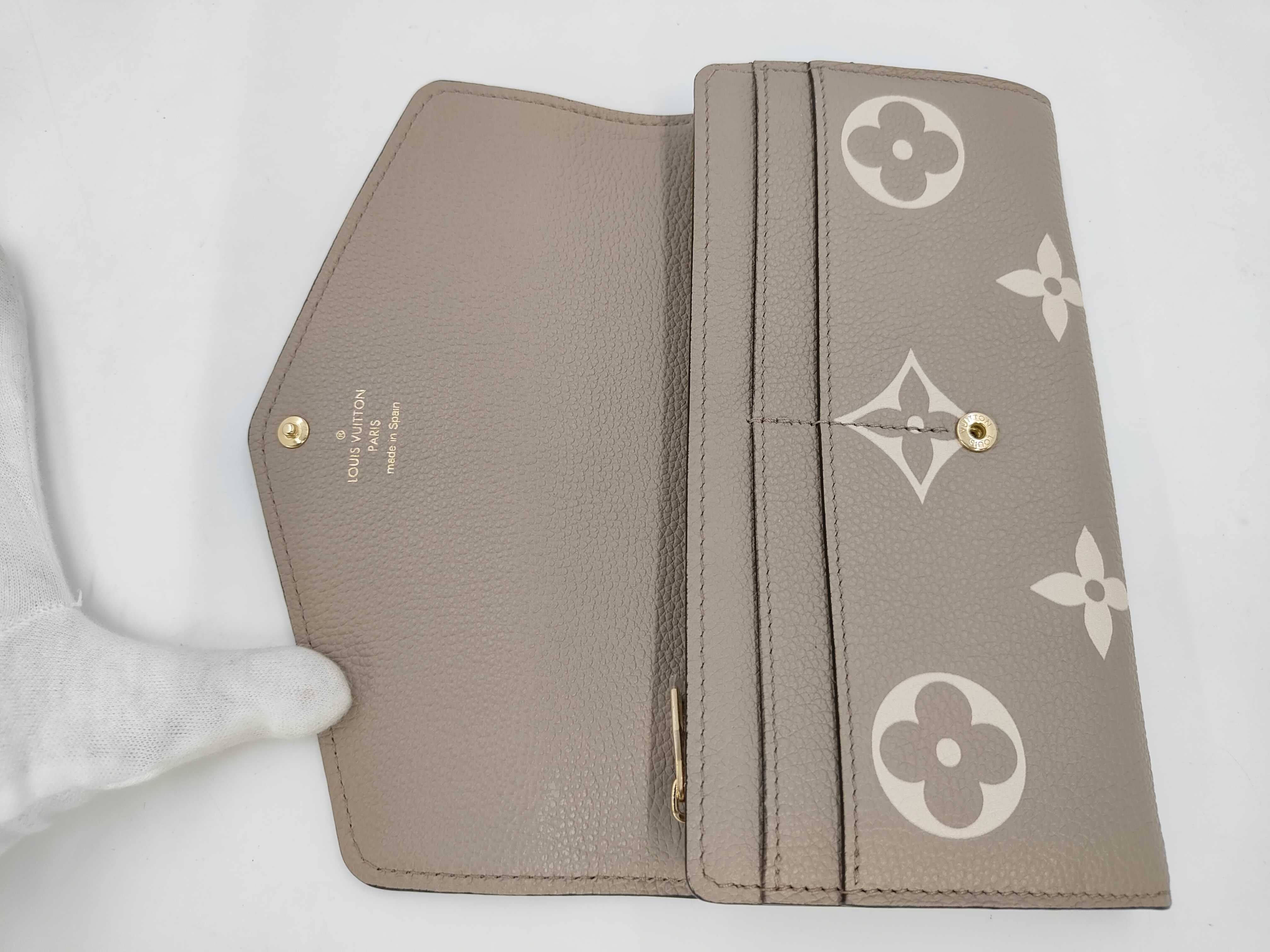 M81049 Empreinte Portefeuille Sarah Toujour/Crème Wallet — view 5