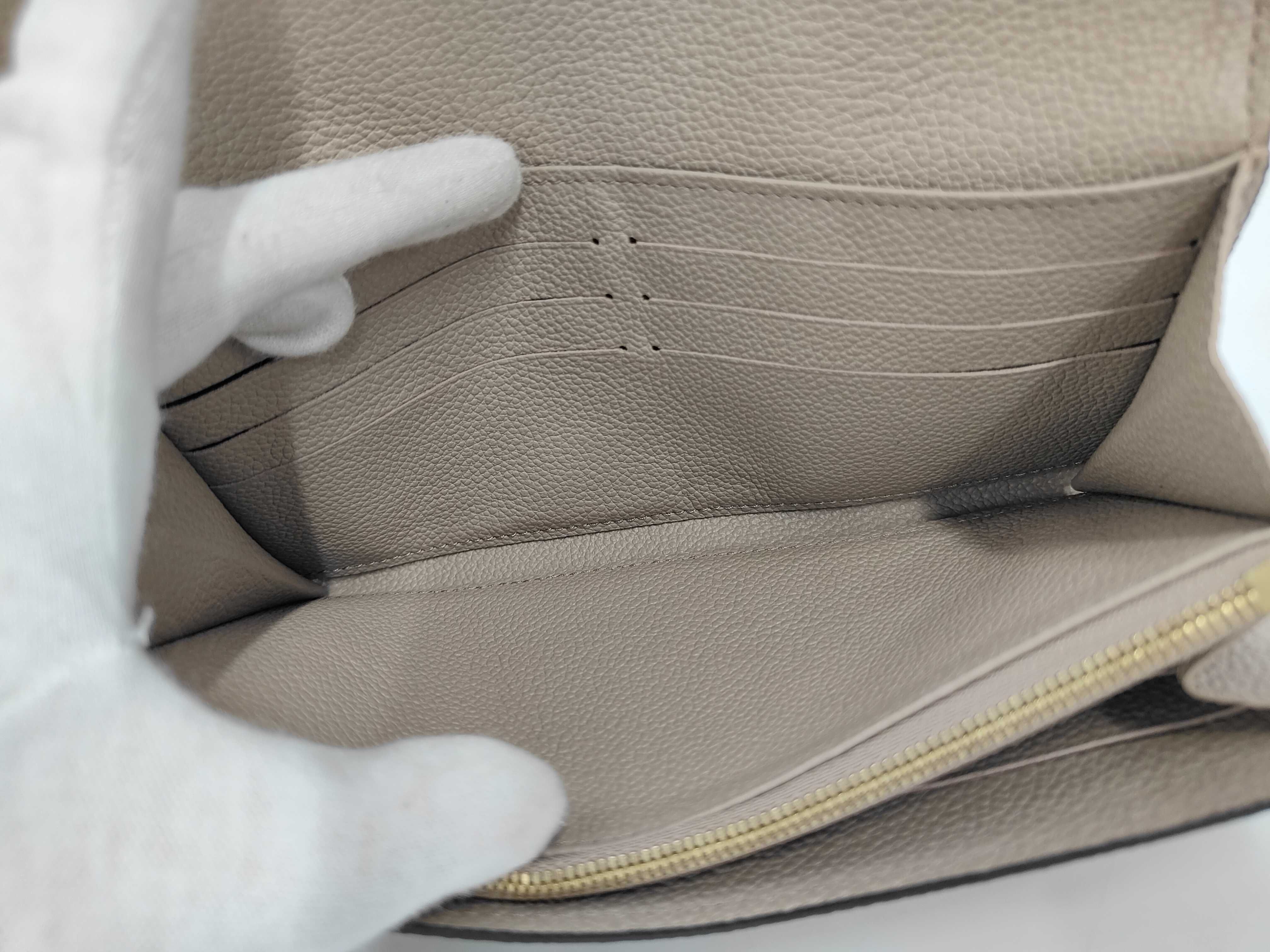 M81049 Empreinte Portefeuille Sarah Toujour/Crème Wallet — view 7