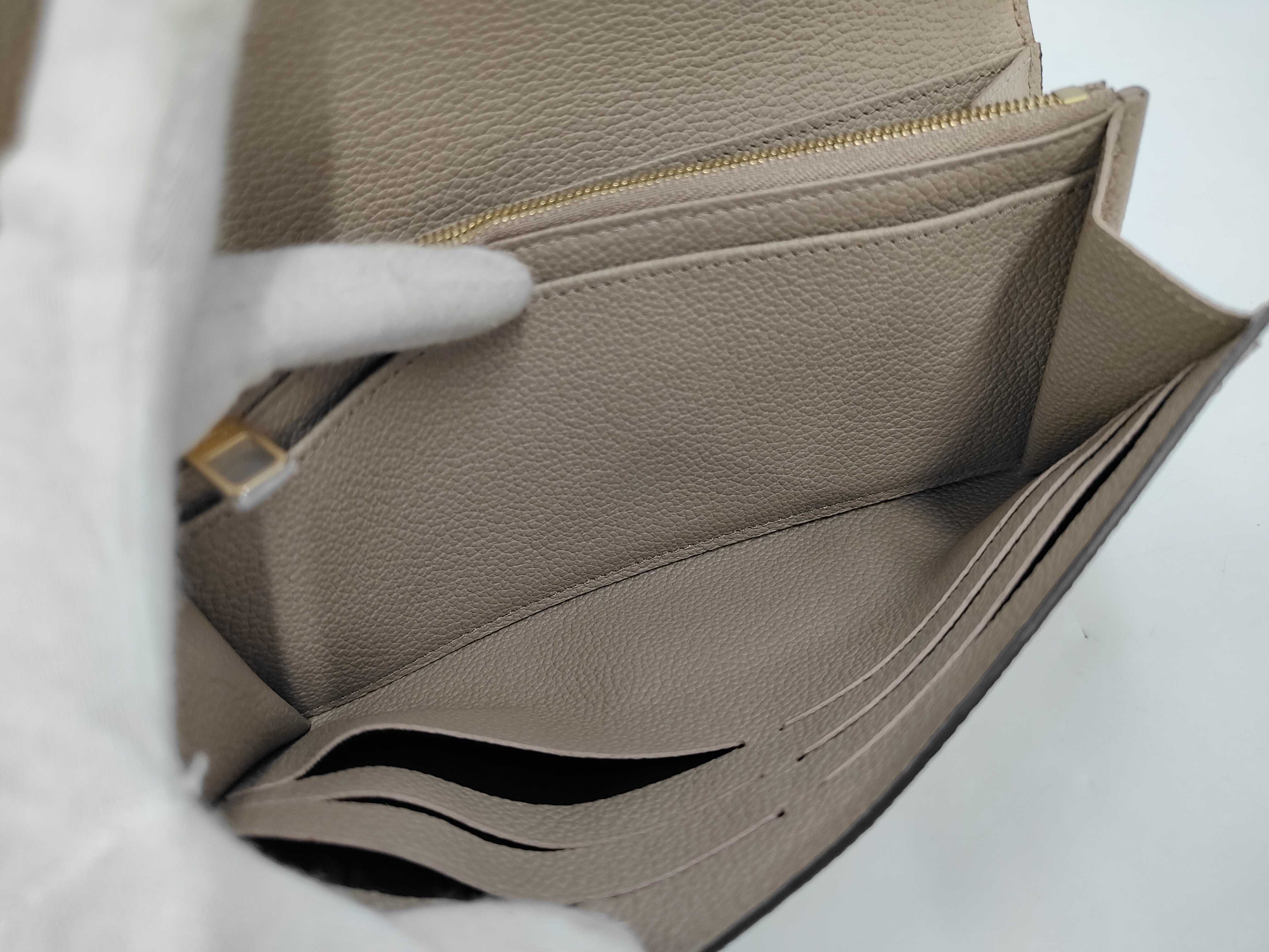 M81049 Empreinte Portefeuille Sarah Toujour/Crème Wallet — view 8