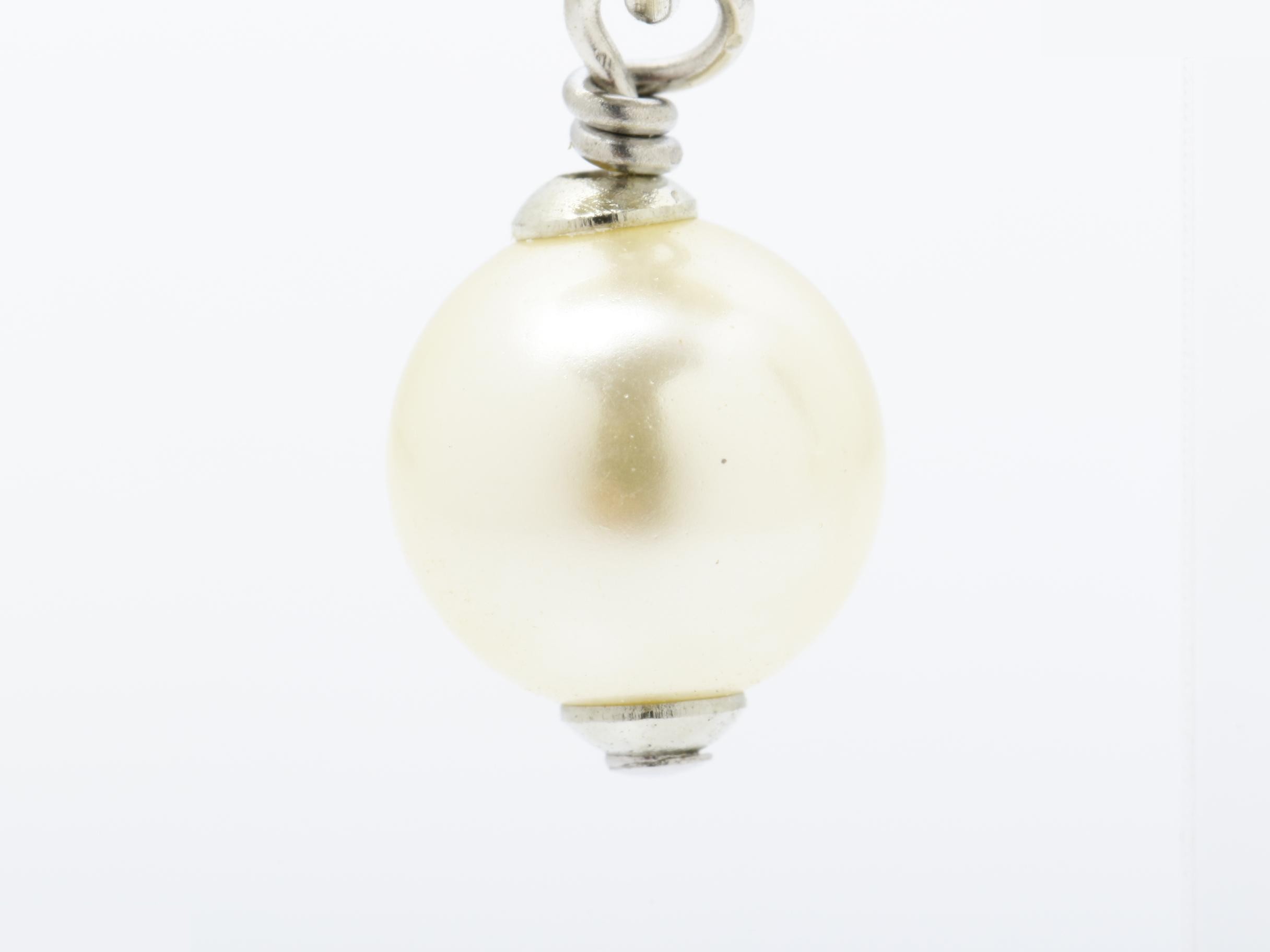 Earrings, Coco Mark, Pearl — view 2