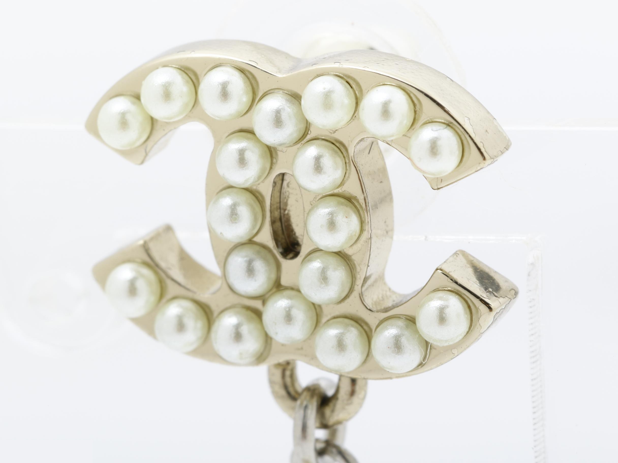 Earrings, Coco Mark, Pearl — view 3