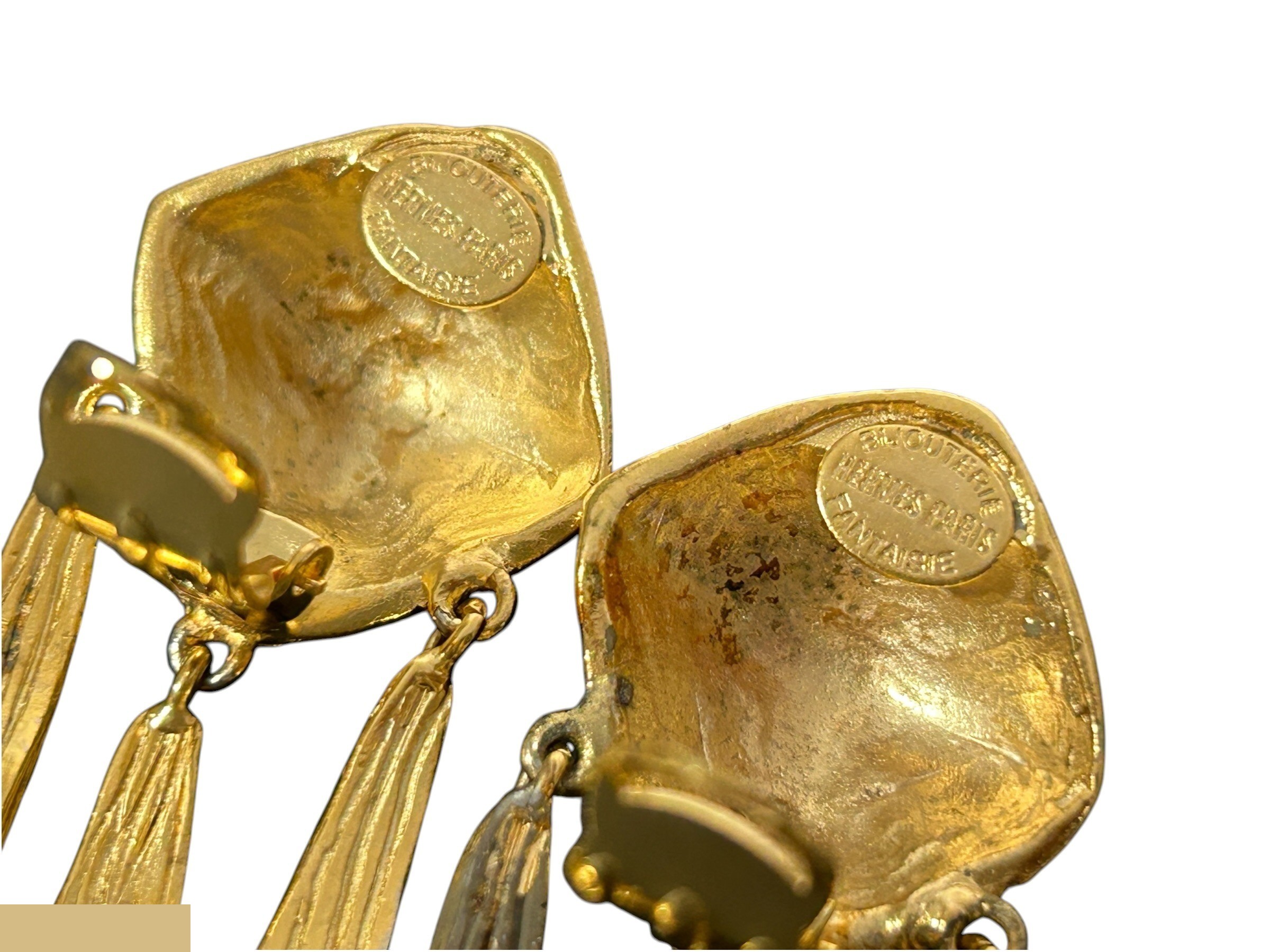 Medor earrings with tassel and fringe — view 8