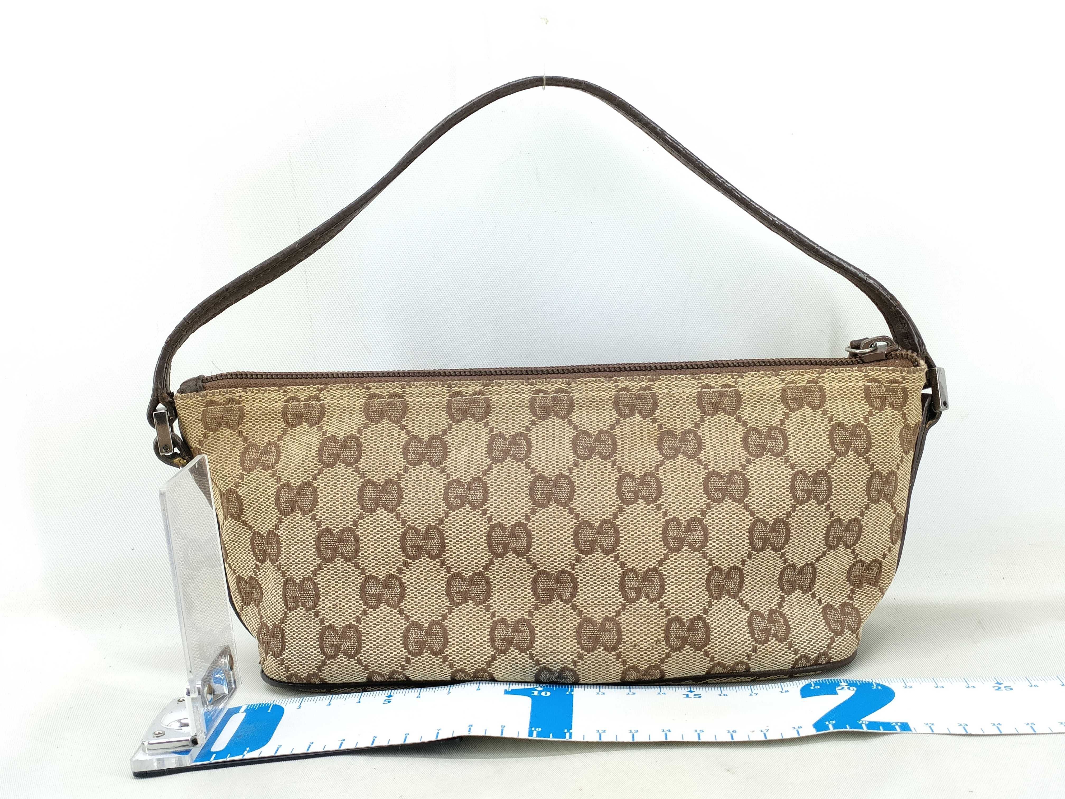GG Canvas Gucci Supreme Canvas Accessory Pouch Handbag — view 2