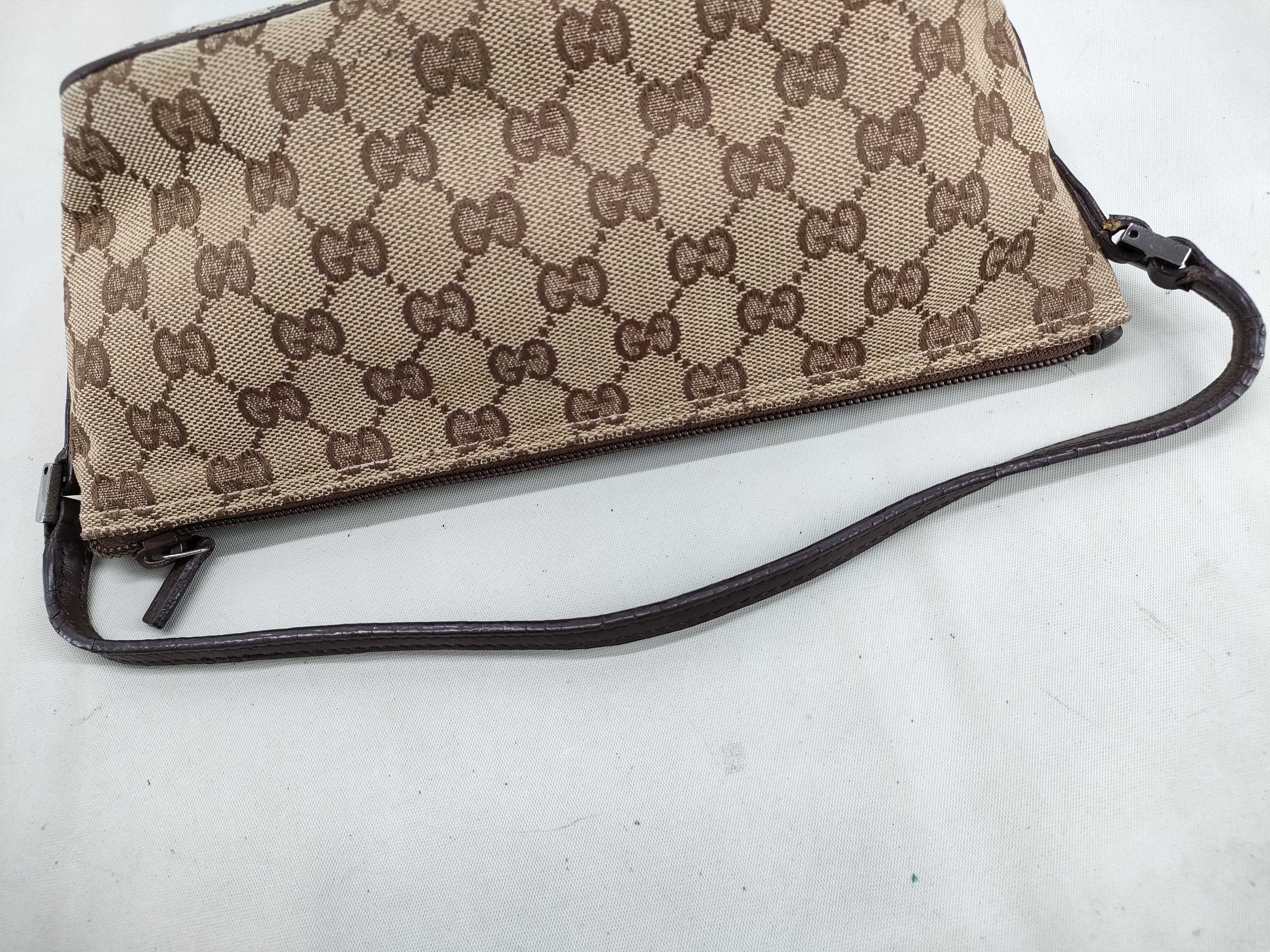 GG Canvas Gucci Supreme Canvas Accessory Pouch Handbag — view 5
