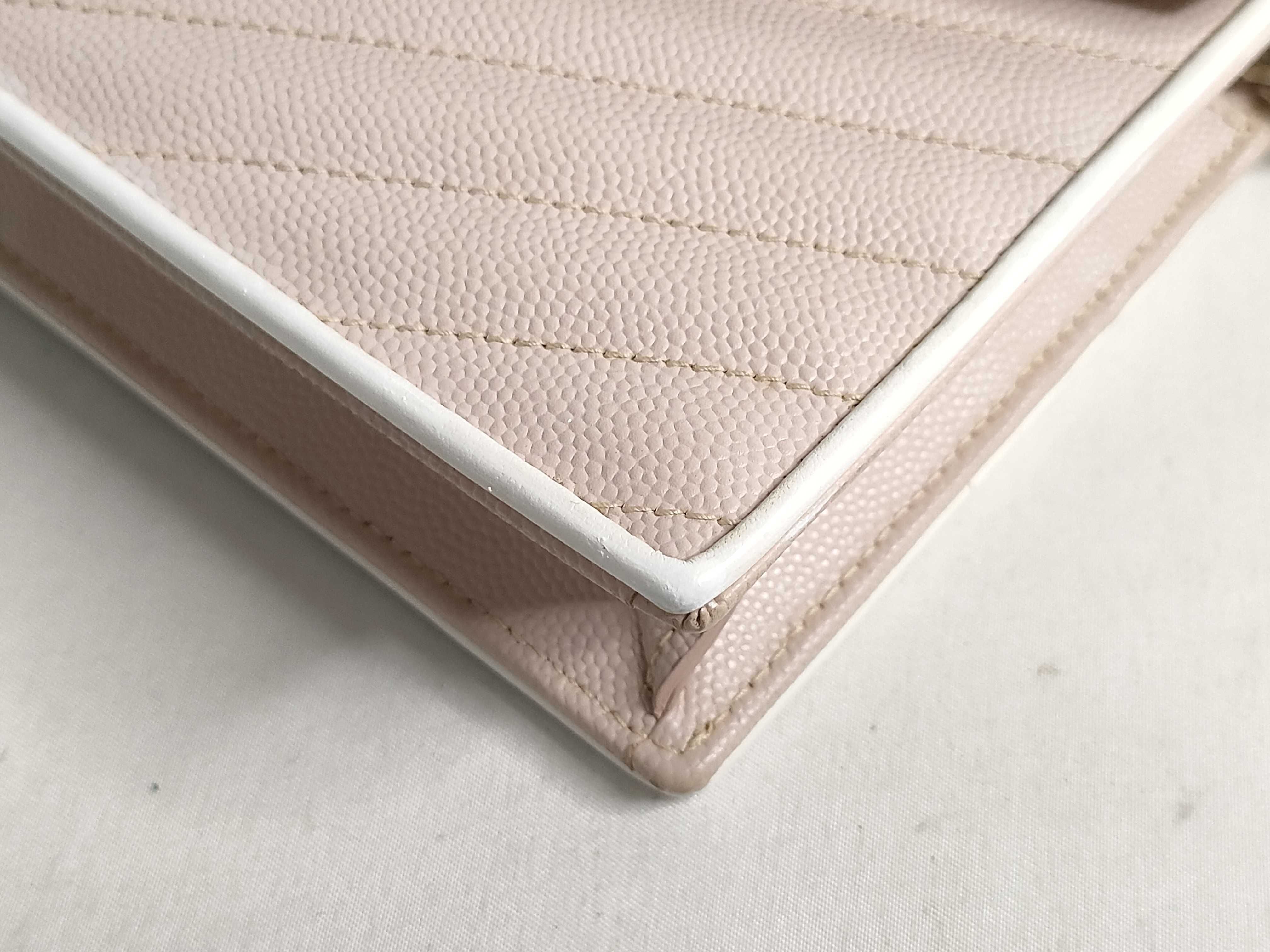 Cassandra Envelope 393953 Chain Wallet Light Pink Shoulder Bag — view 6