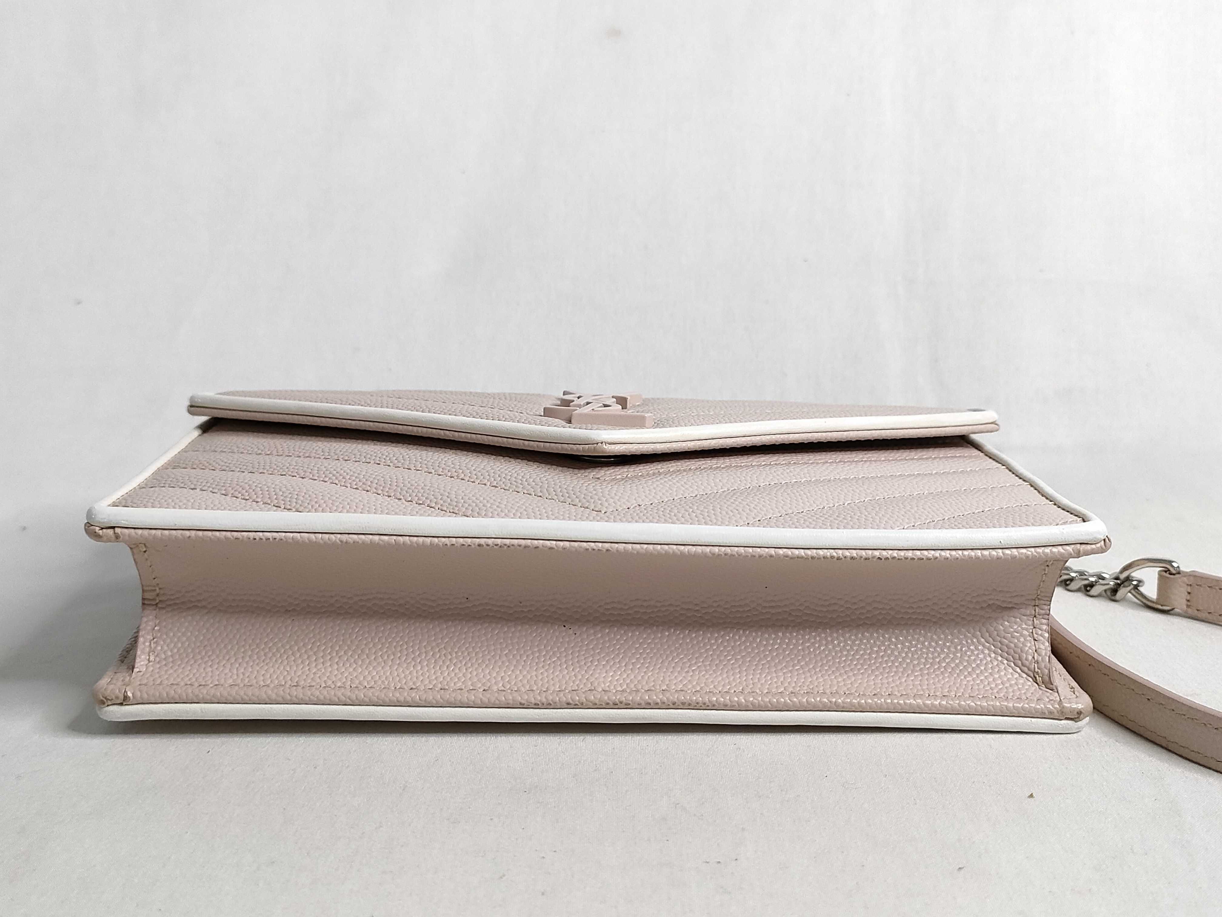 Cassandra Envelope 393953 Chain Wallet Light Pink Shoulder Bag — view 7