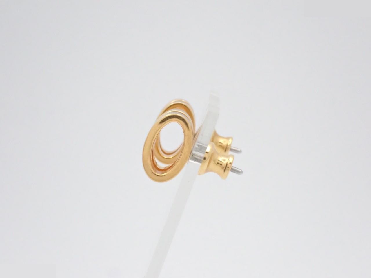 Pop Ash Gold Earrings — view 3