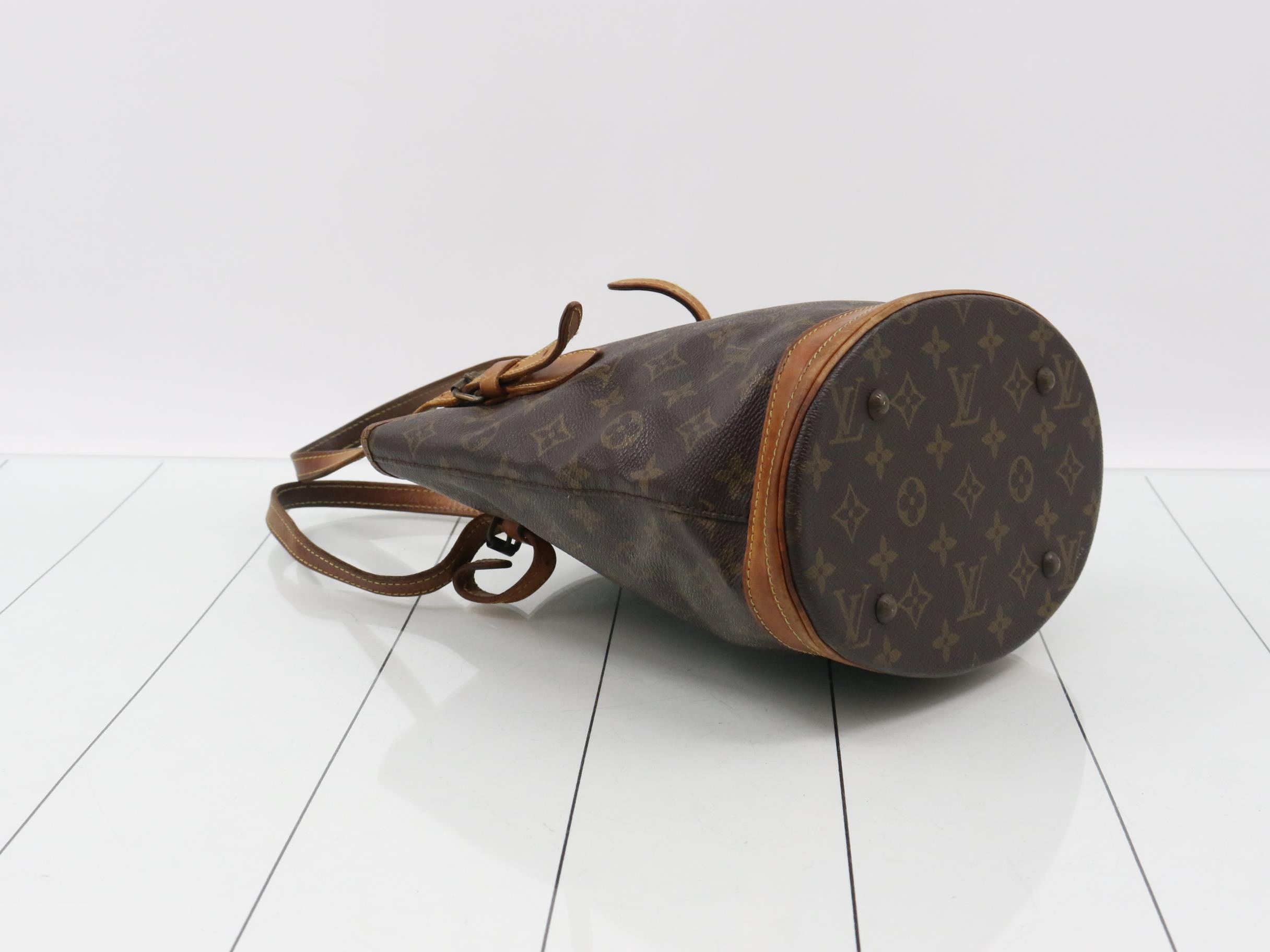Monogram Bucket PM Tote Bag with Pouch — view 5