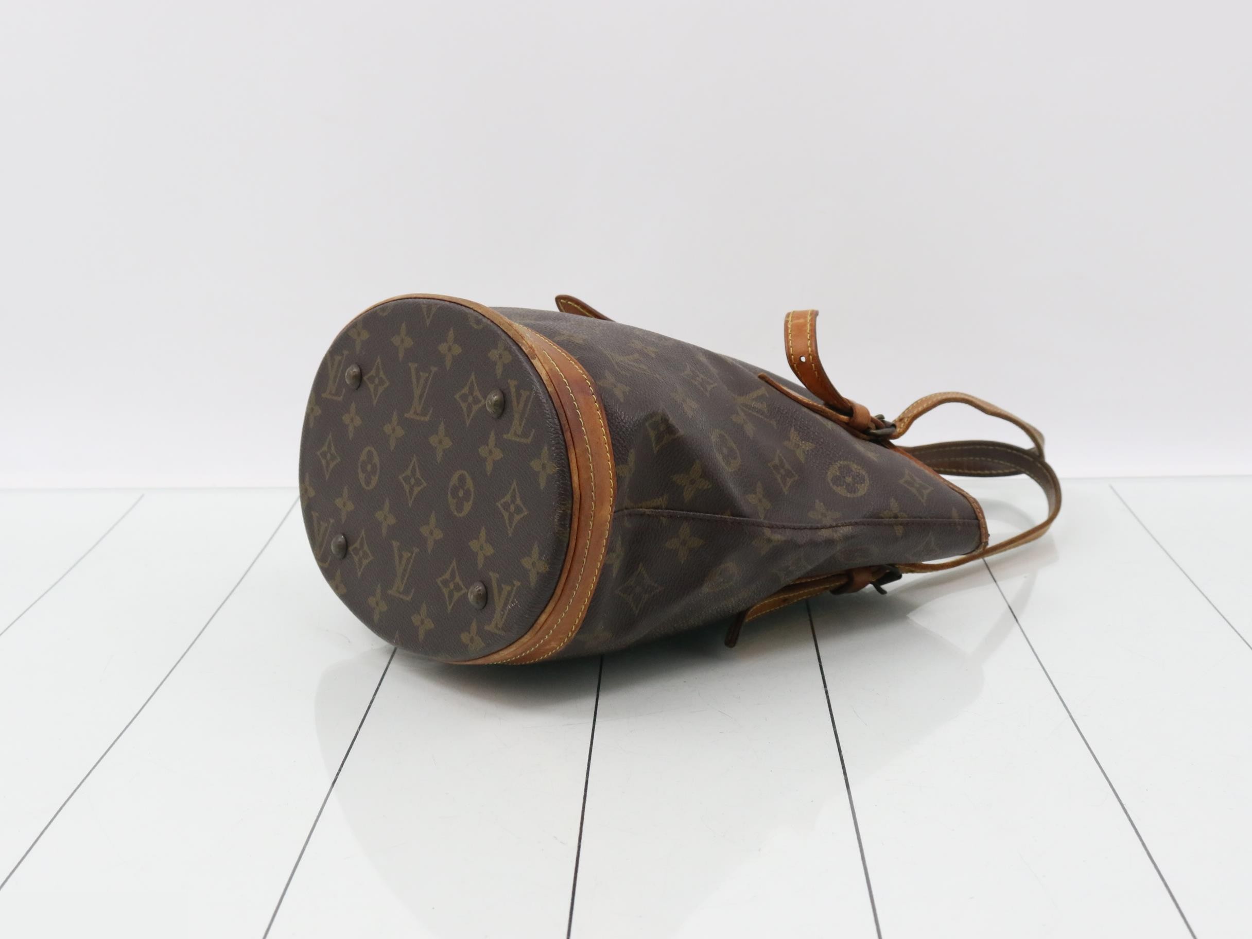 Monogram Bucket PM Tote Bag with Pouch — view 6