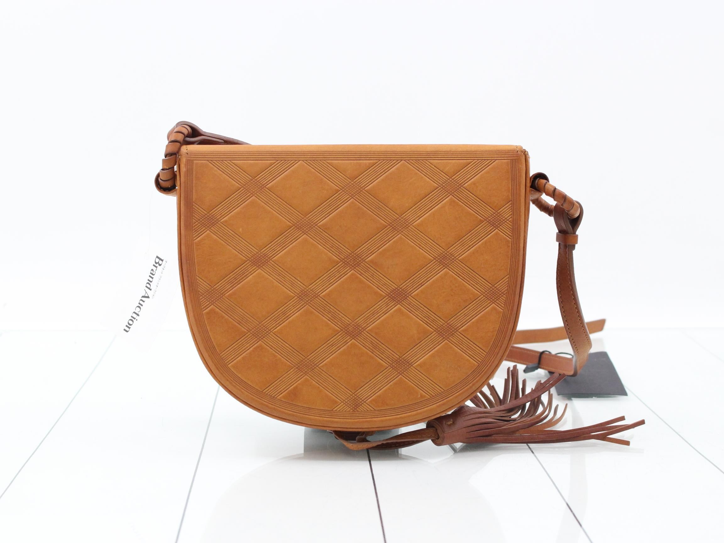Other lines: Bags & Shoulder Bags, Leather, Brown, Tassel — view 2