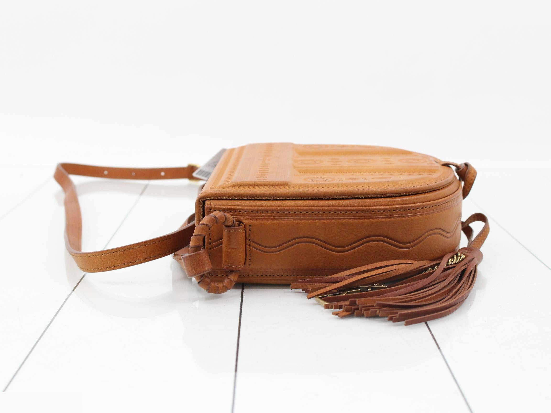 Other lines: Bags & Shoulder Bags, Leather, Brown, Tassel — view 4