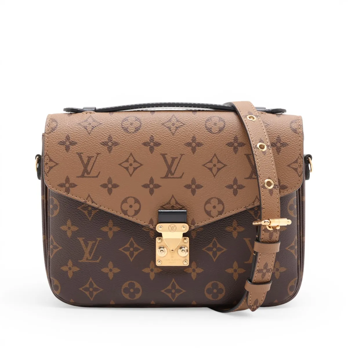 Monogram Reverse Pochette Métis MM M44876 Brown (RFID detected)