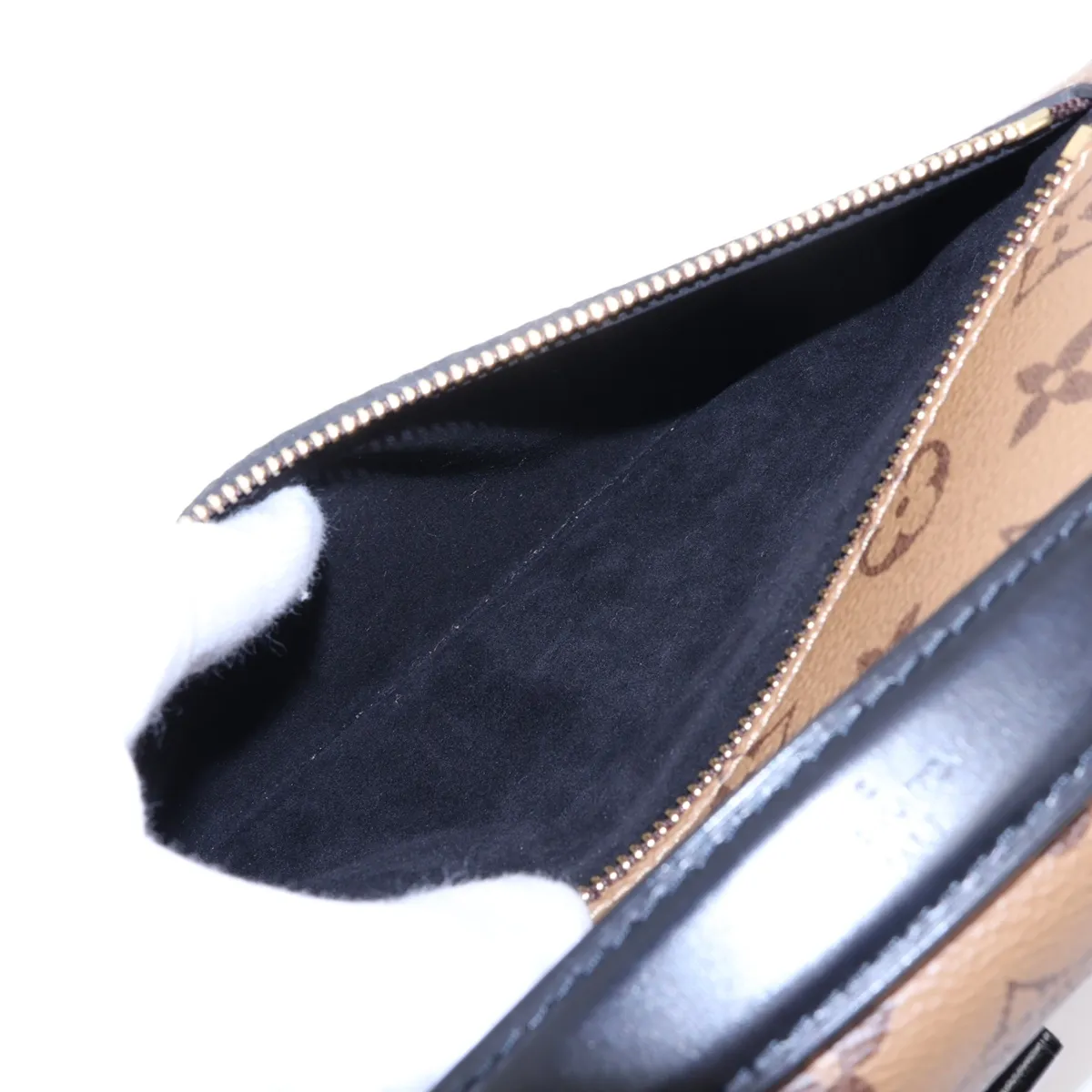 Monogram Reverse Pochette Métis MM M44876 Brown (RFID detected) — view 11