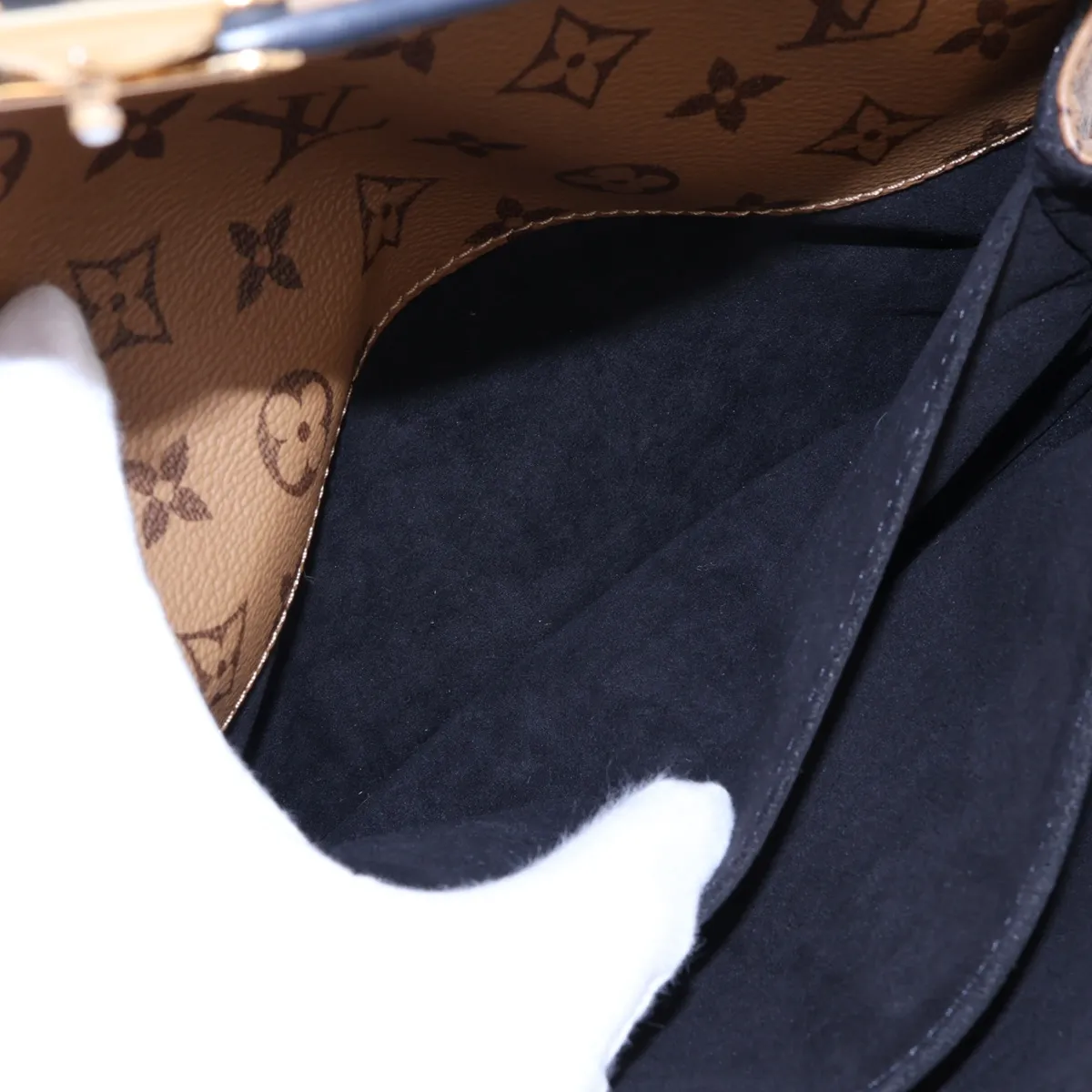 Monogram Reverse Pochette Métis MM M44876 Brown (RFID detected) — view 10