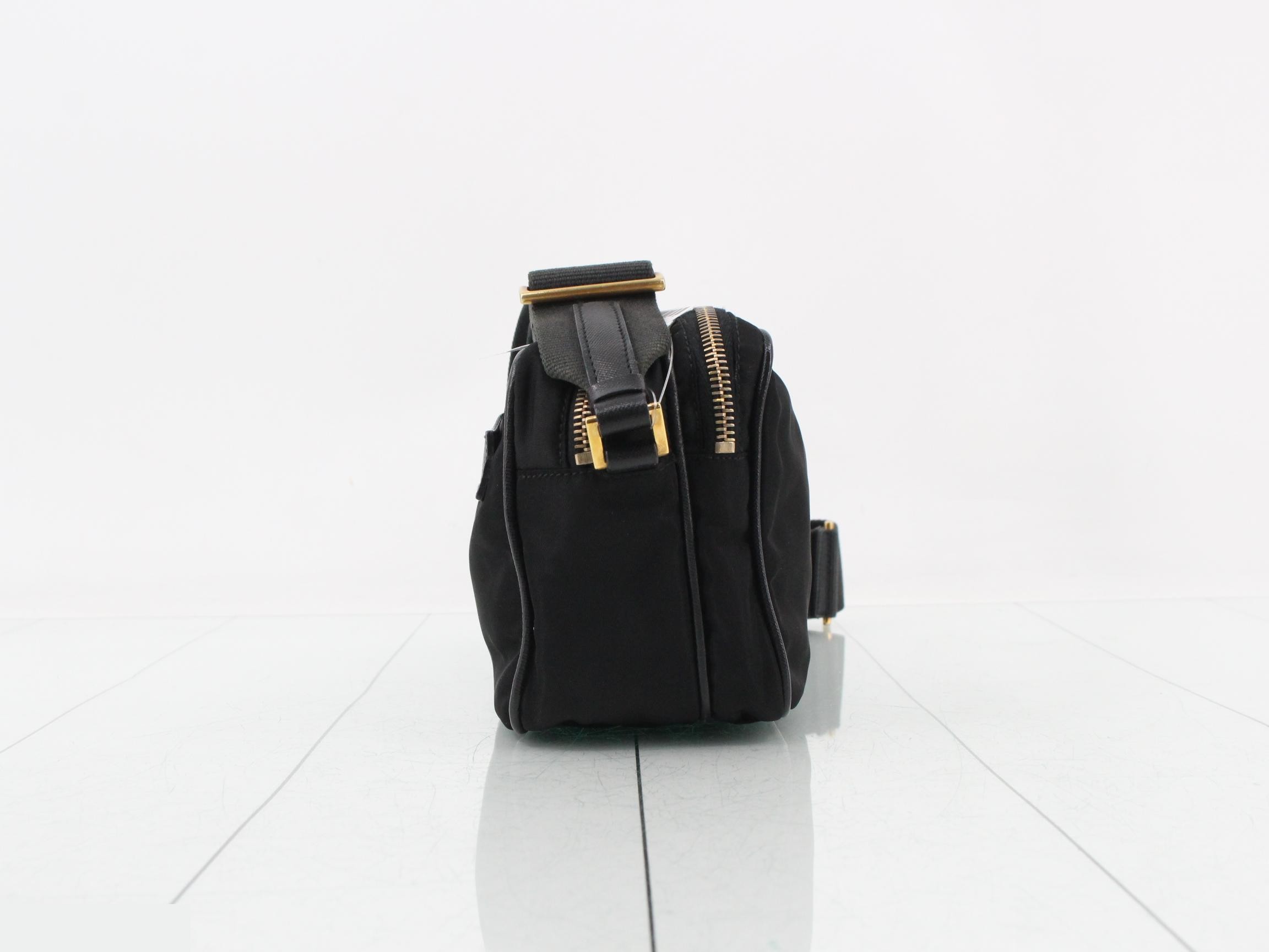Shoulder bag / Nylon, Black — view 3