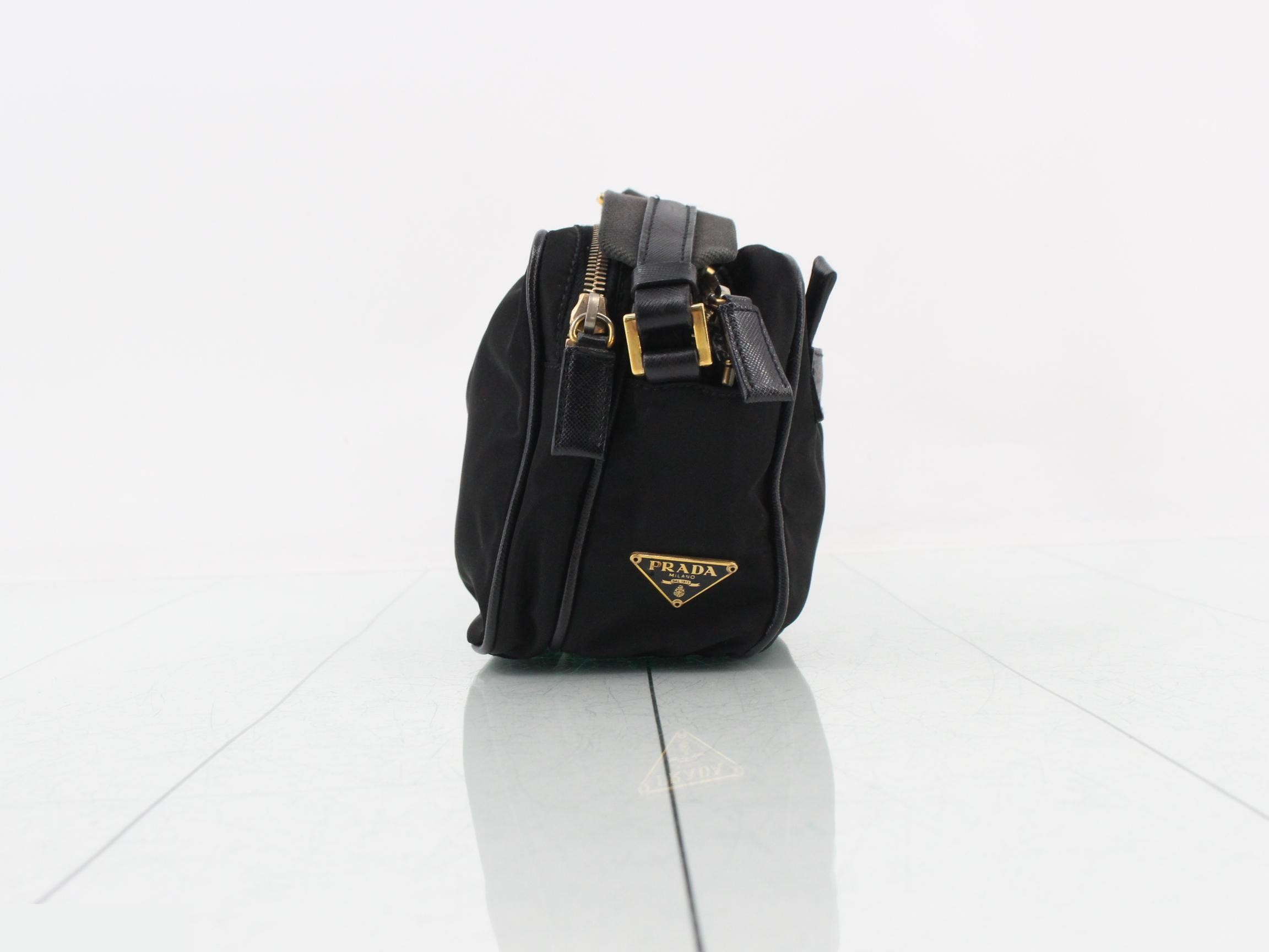 Shoulder bag / Nylon, Black — view 4