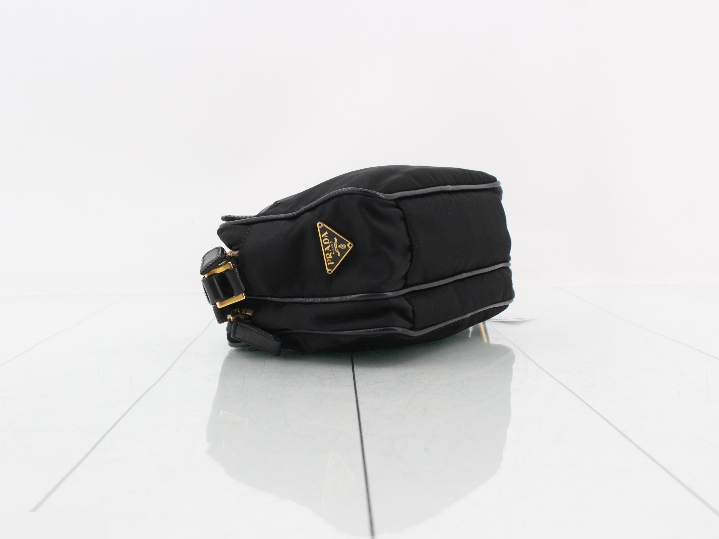 Shoulder bag / Nylon, Black — view 5