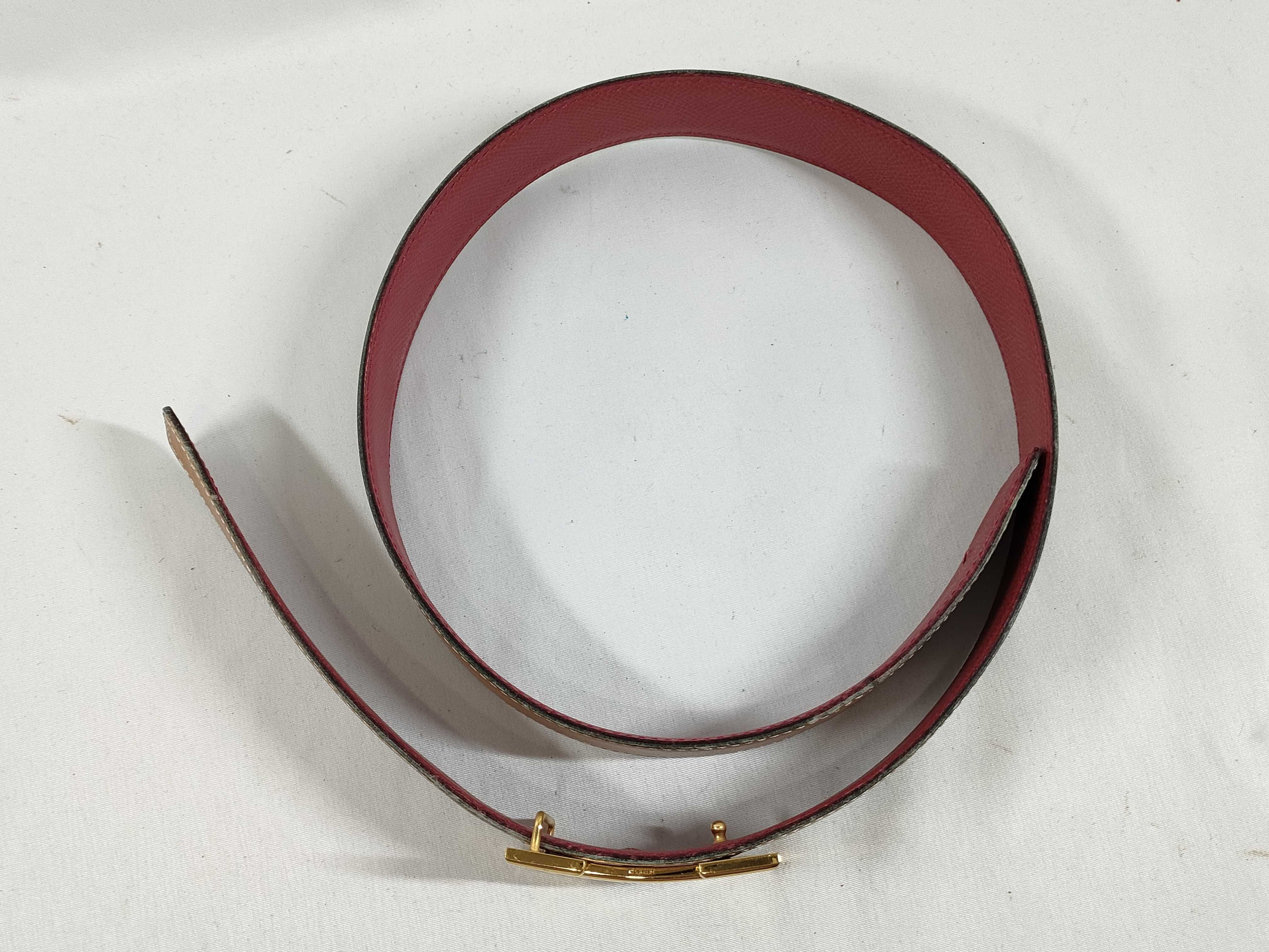 Constance Belt, with z stamp and gold hardware. — view 2