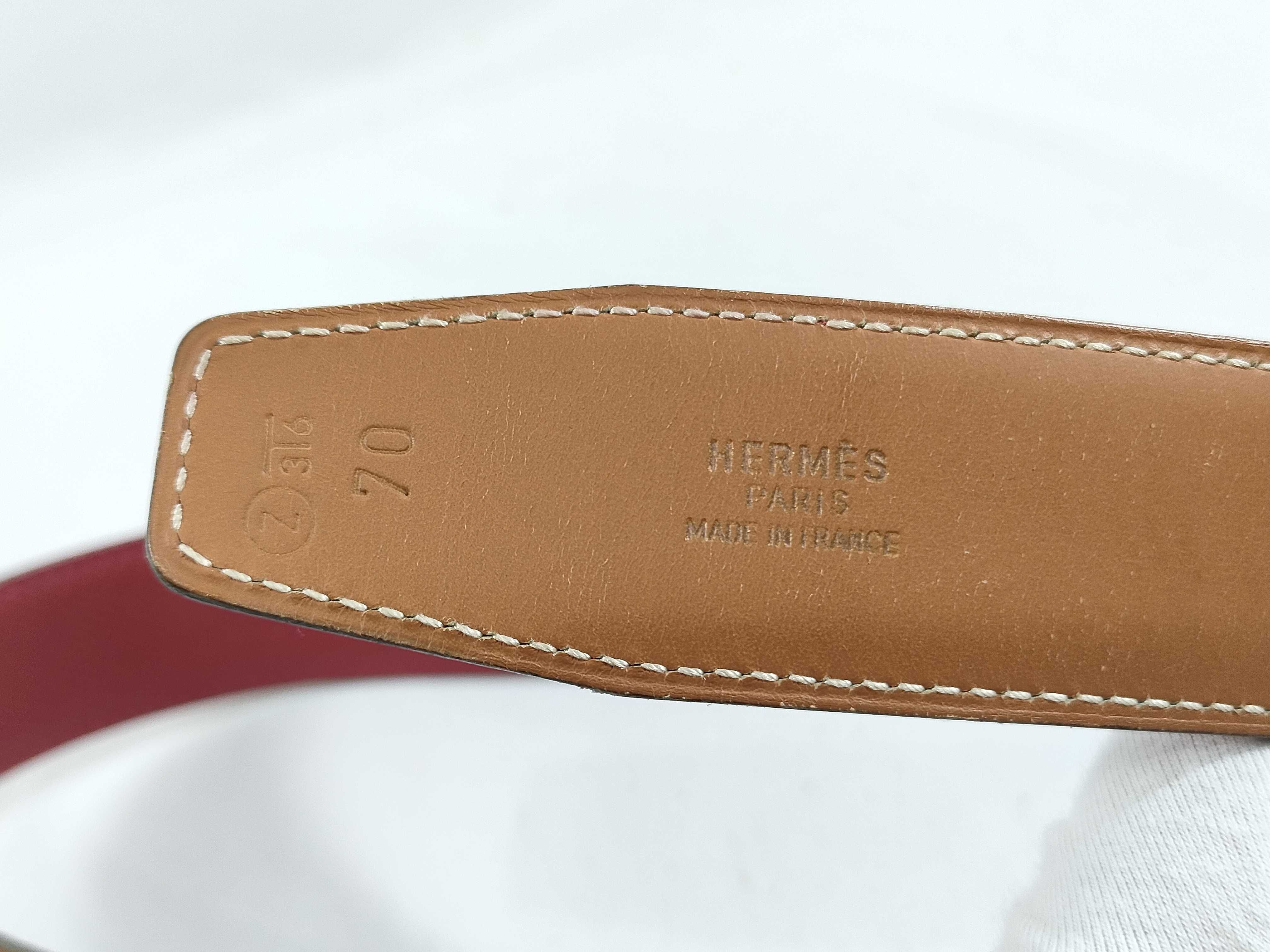 Constance Belt, with z stamp and gold hardware. — view 5