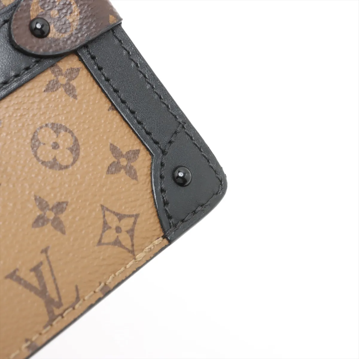 Monogram Reverse Trunk Clutch M43596 Brown RFID Reactive — view 11