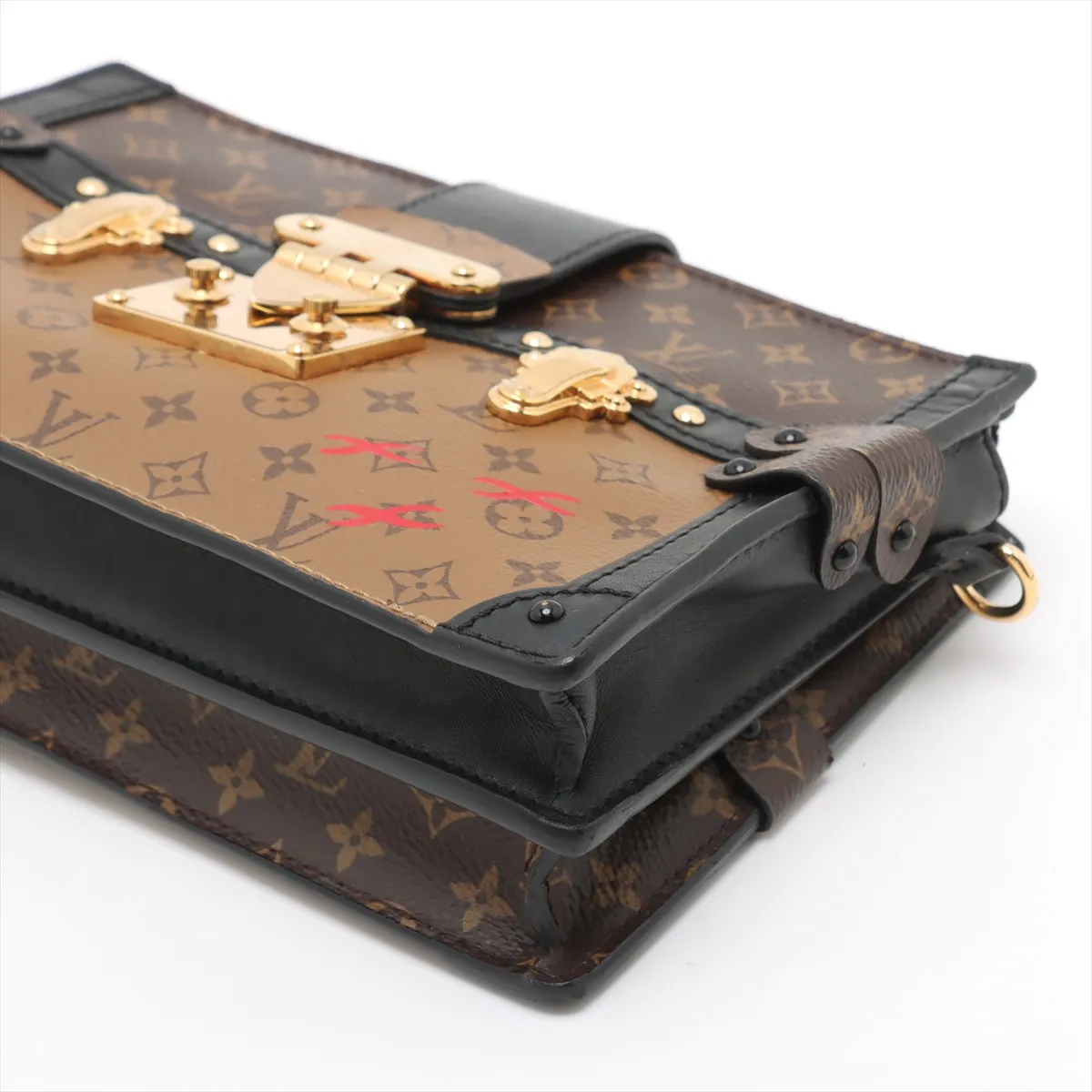 Monogram Reverse Trunk Clutch M43596 Brown RFID Reactive — view 3