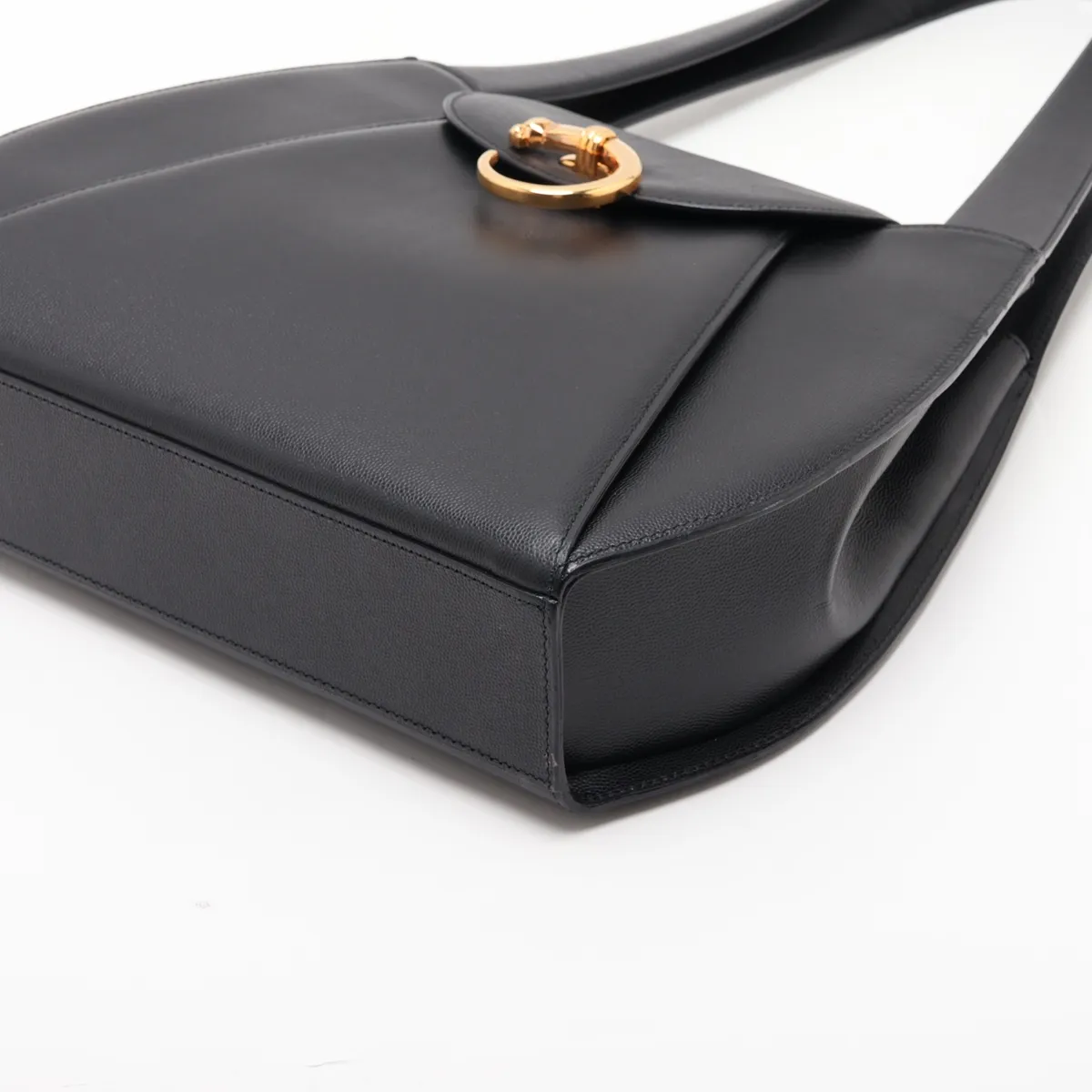 Panthère Leather Shoulder Bag, Black — view 3