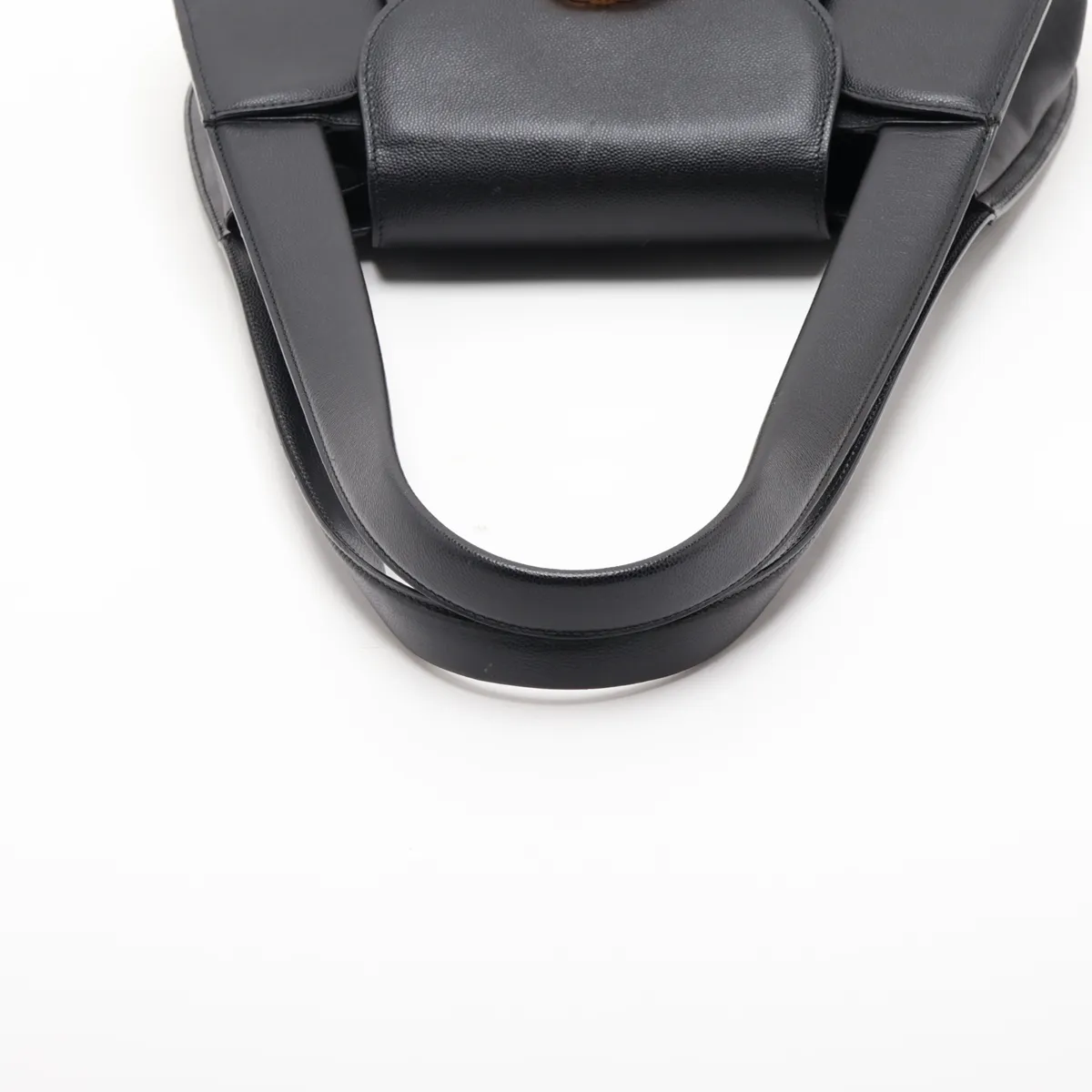 Panthère Leather Shoulder Bag, Black — view 5