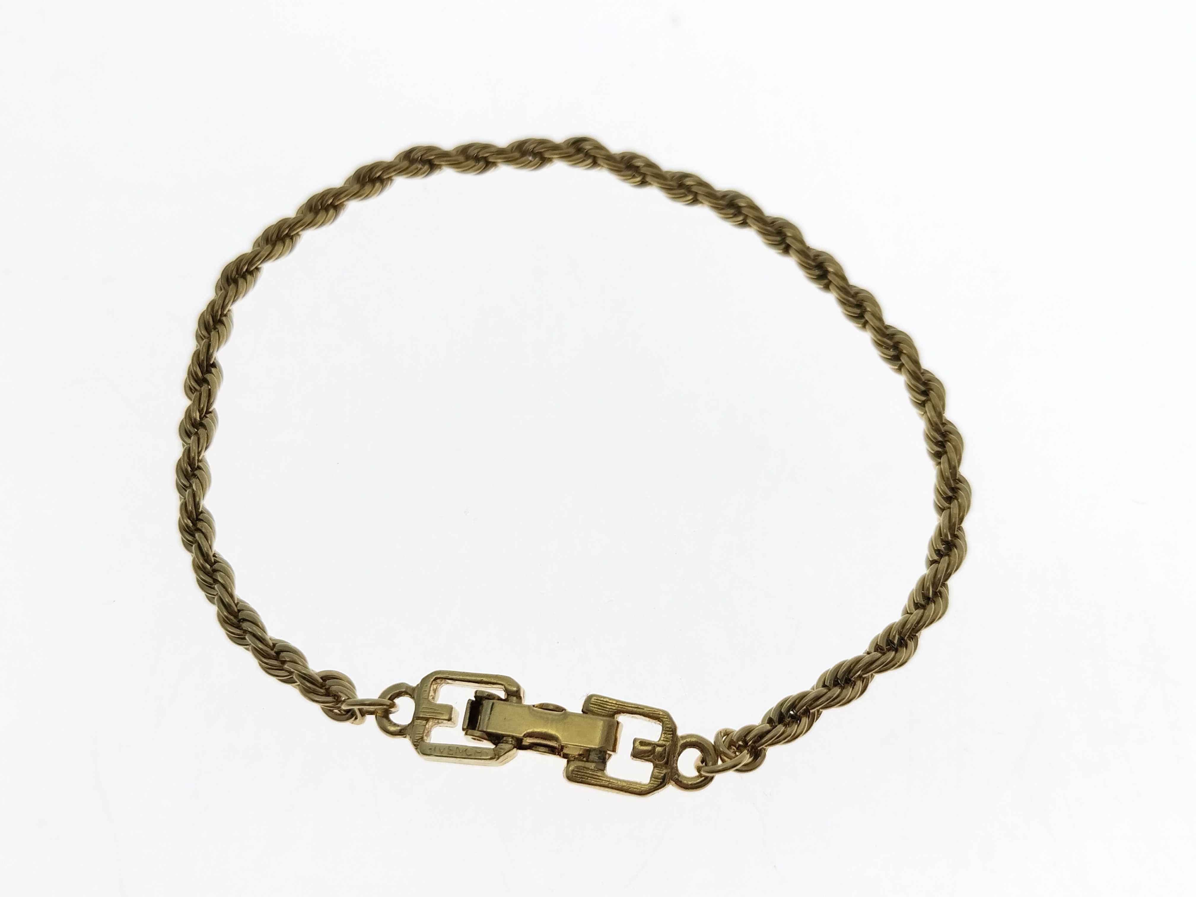 Twisted Rope Chain Gold Bracelet (Bracelet/Bangle) — view 5