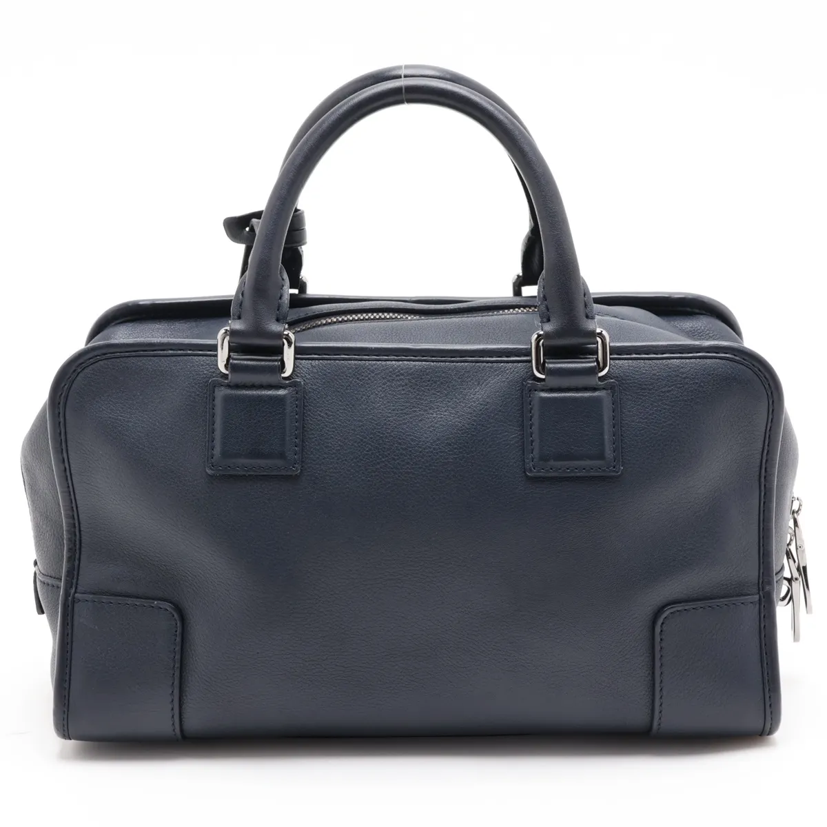 Amazona 28 Leather Handbag, Blue — view 2