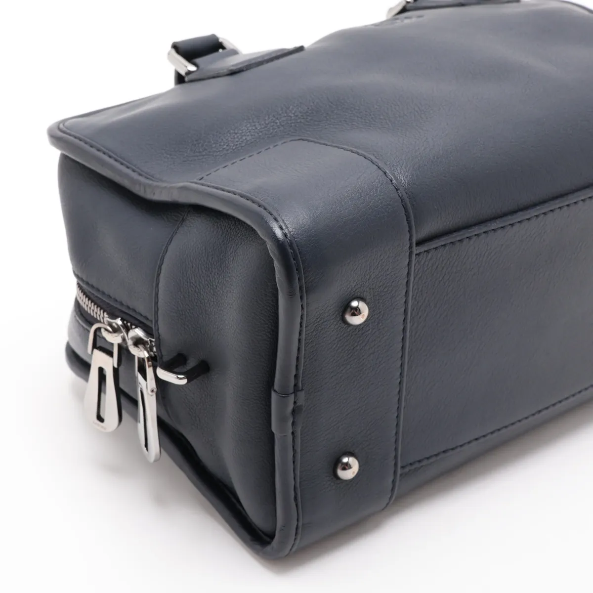 Amazona 28 Leather Handbag, Blue — view 4