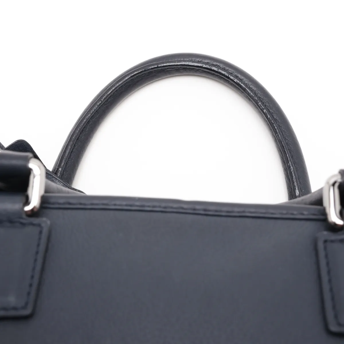 Amazona 28 Leather Handbag, Blue — view 6