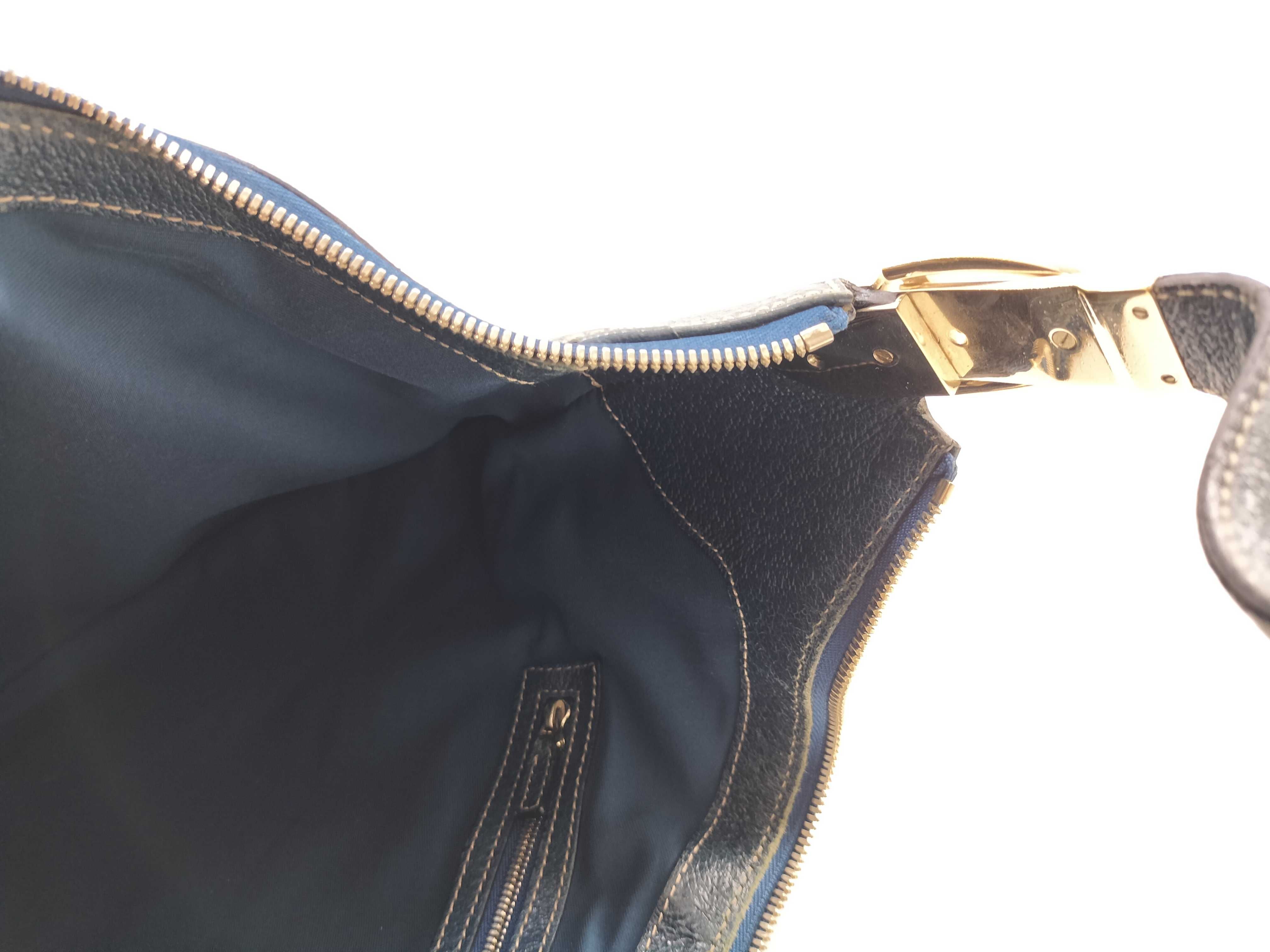 One-Shoulder Canvas Bag with Horsebit Pattern 145764 — view 14