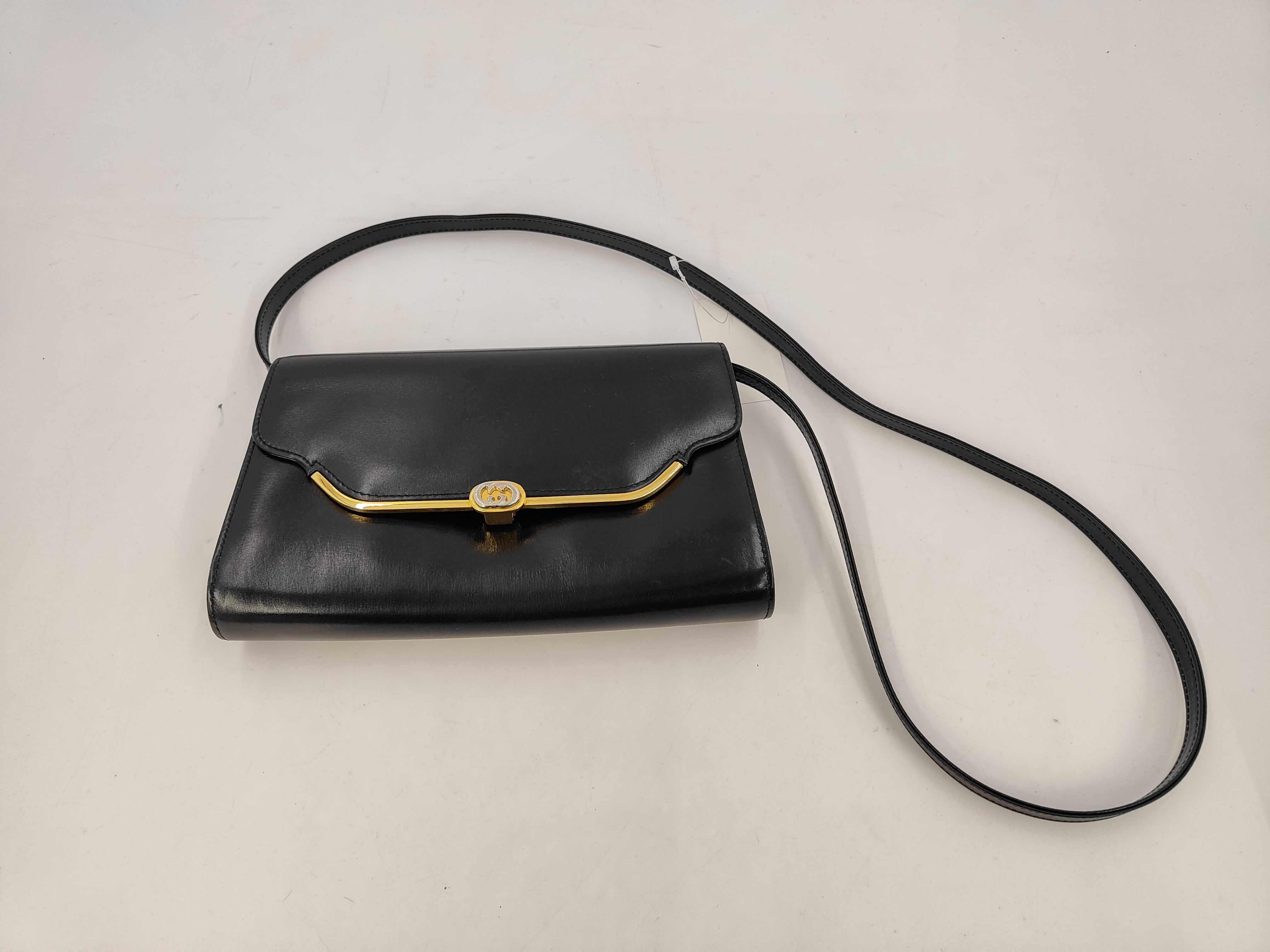 Old Gucci Leather Shoulder Bag