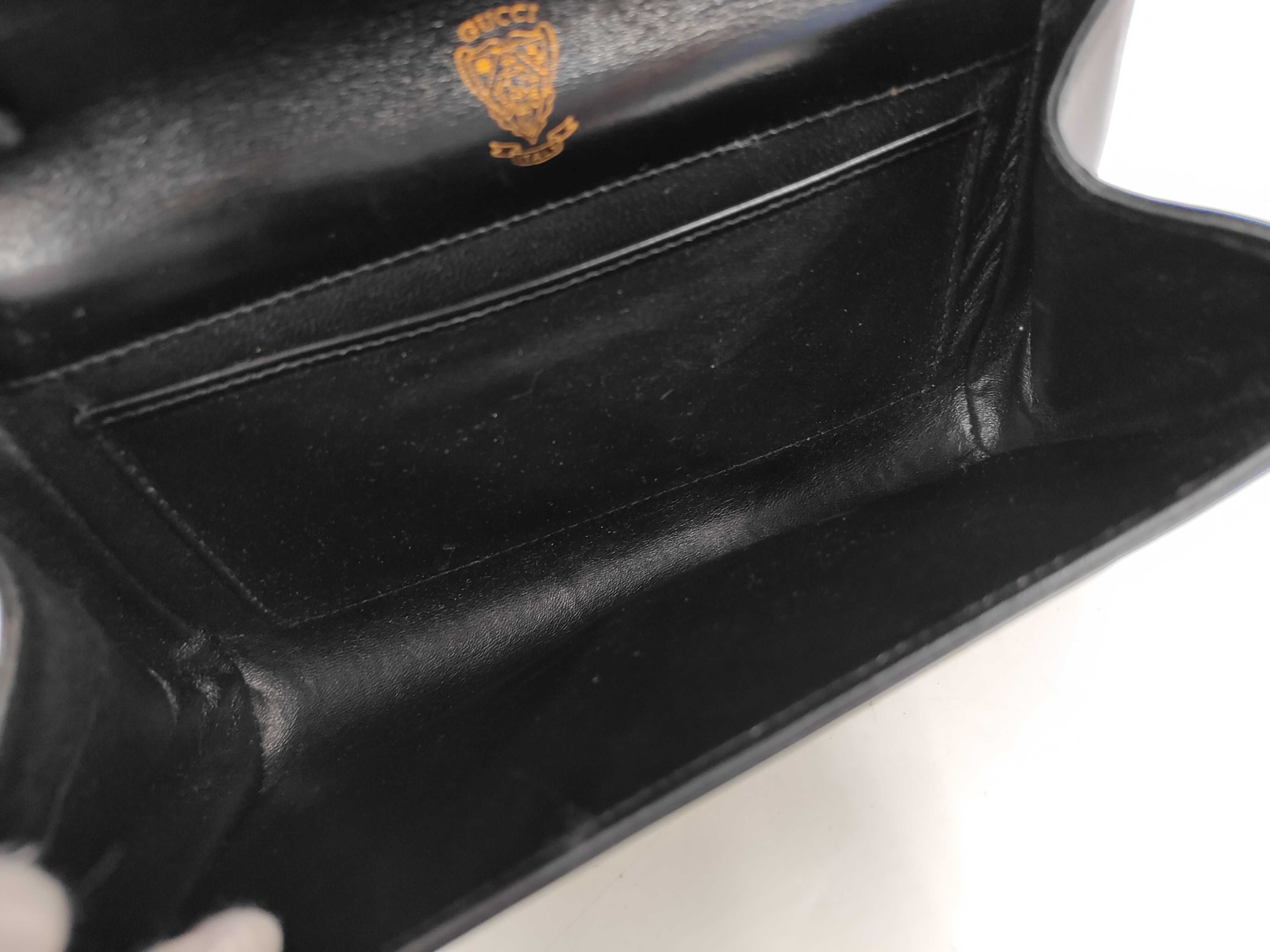 Old Gucci Leather Shoulder Bag — view 7