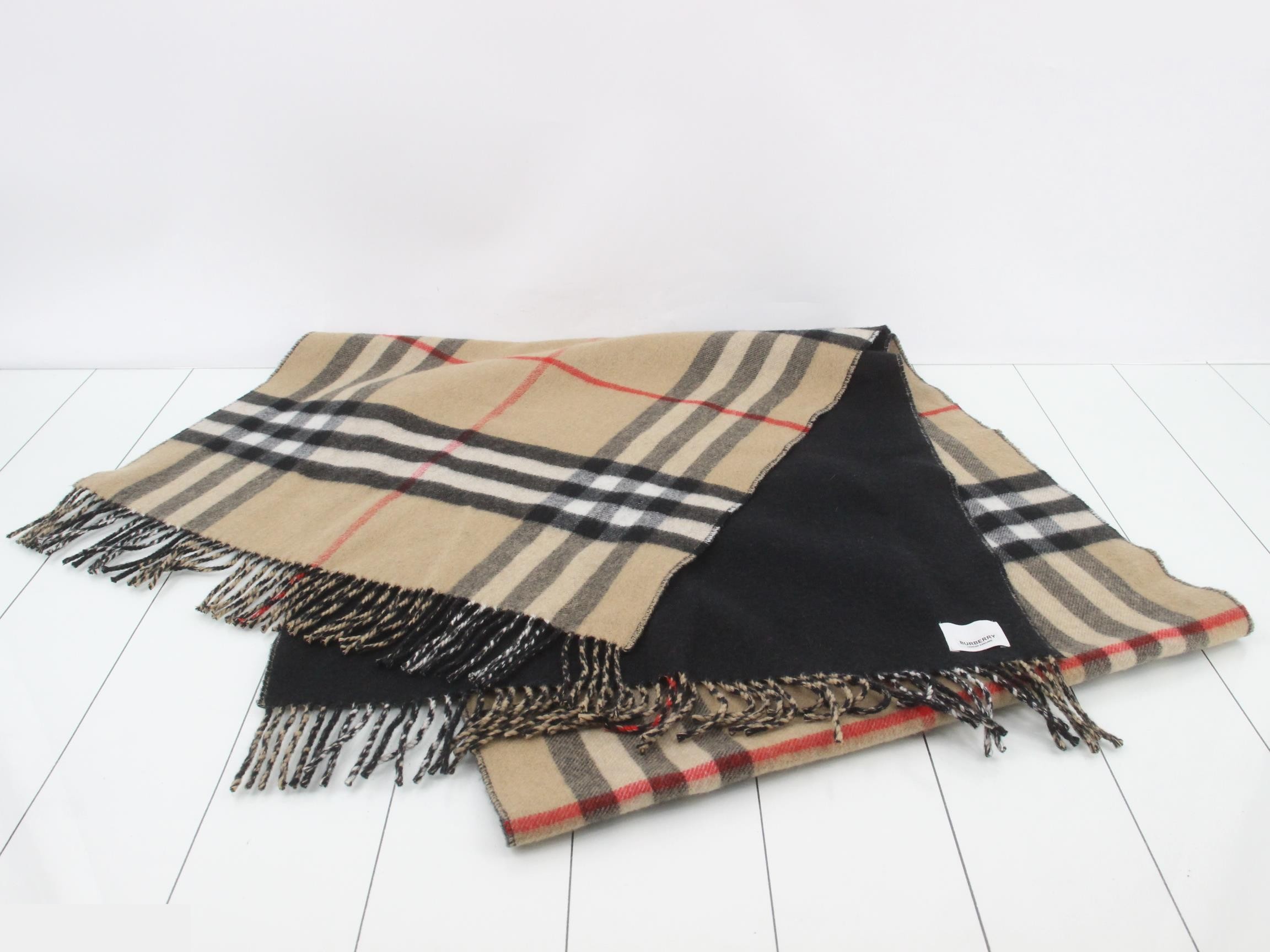 Cashmere stole, 100% cashmere, 210 x 50 cm, box included. — view 2
