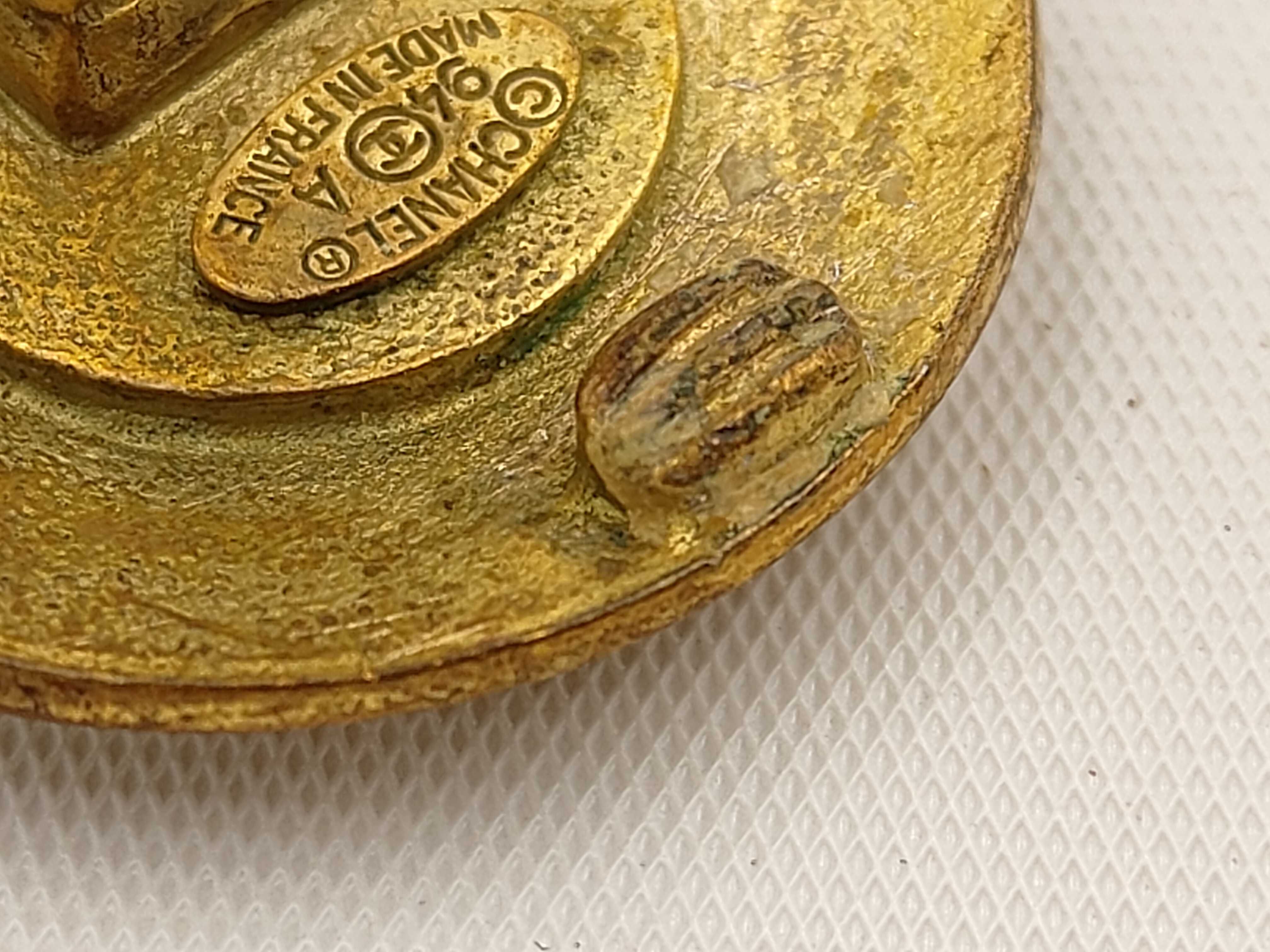 earrings, Coco Mark circle, gold earrings — view 7