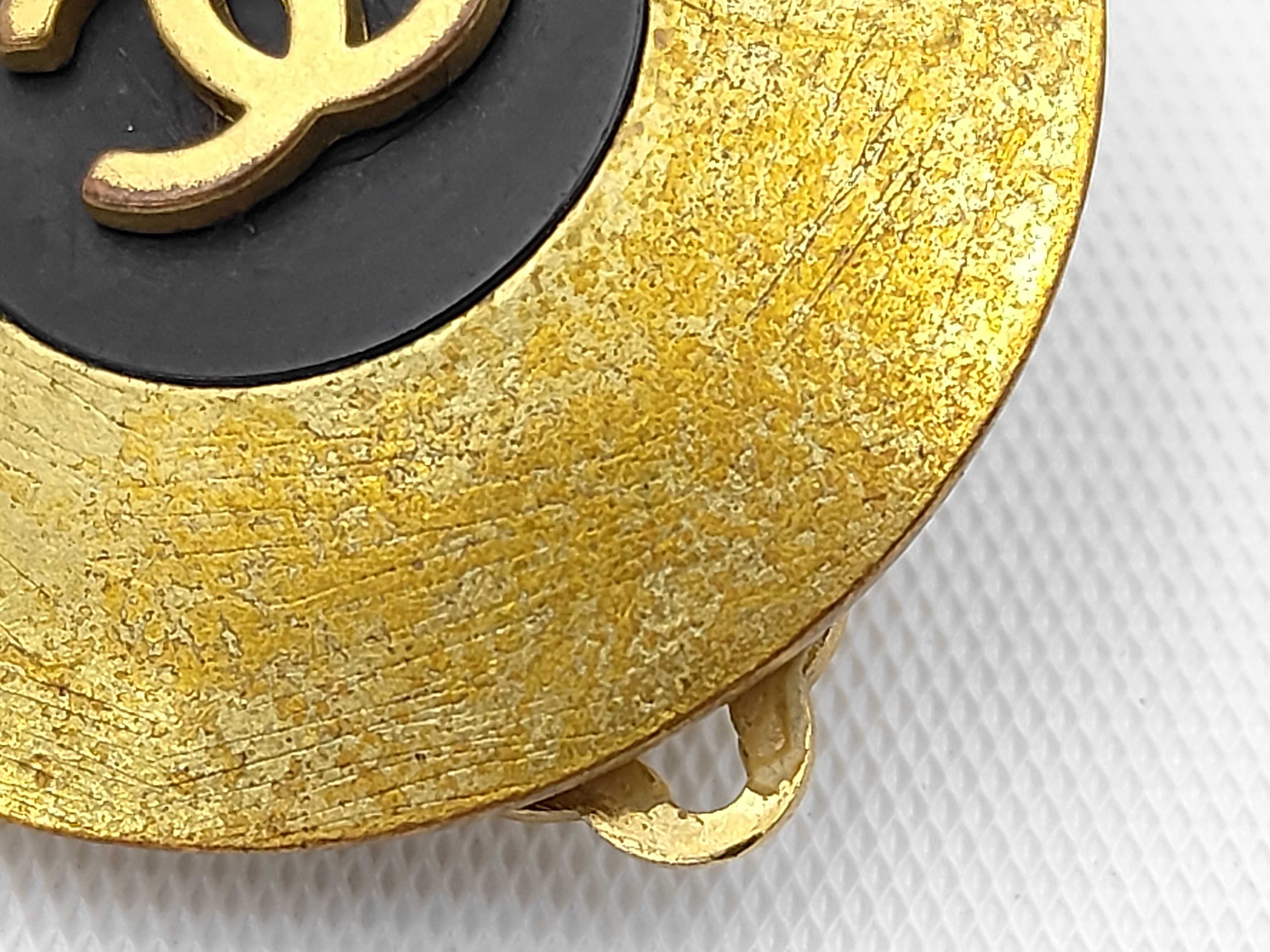 earrings, Coco Mark circle, gold earrings — view 8