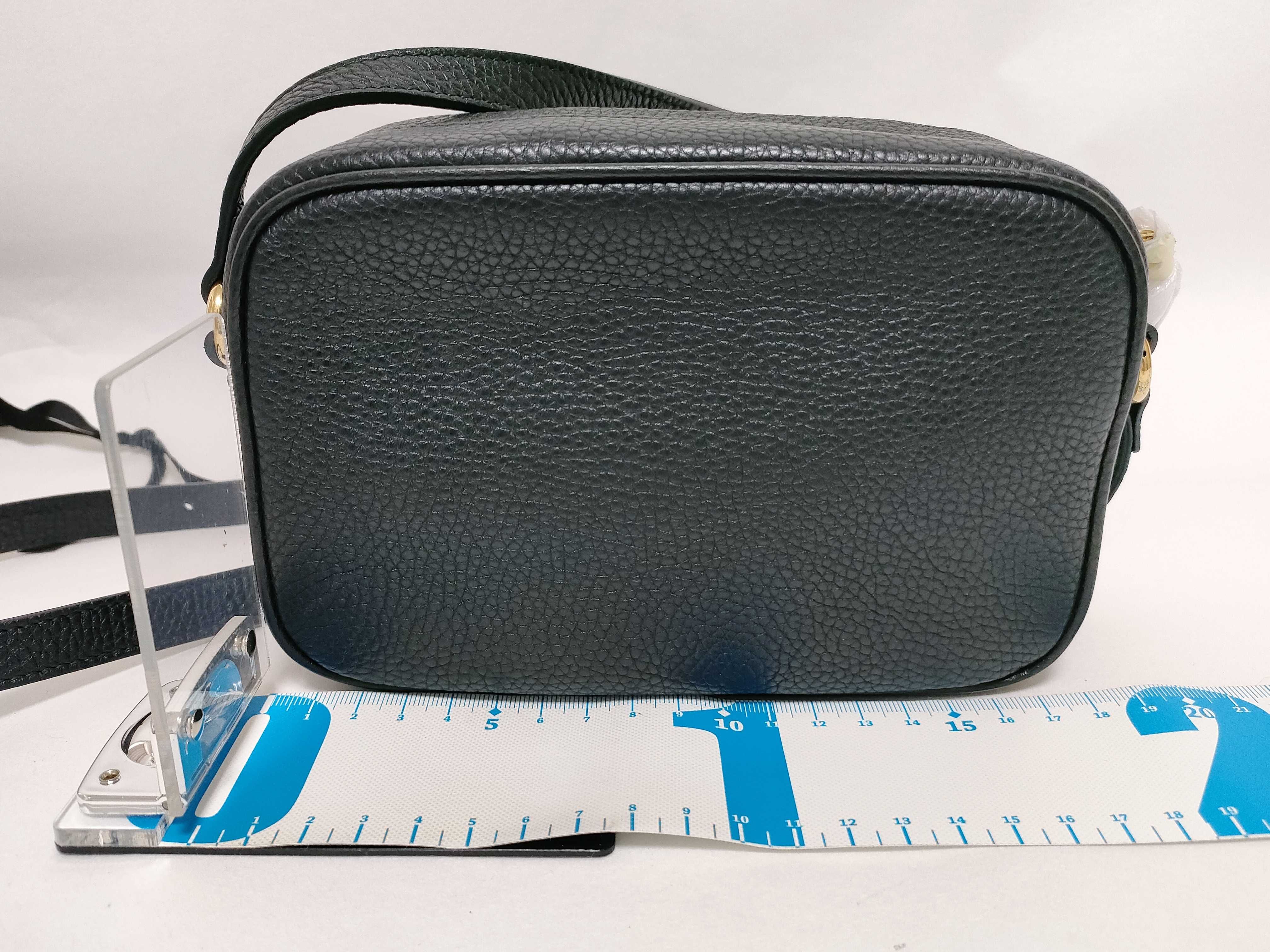 Soho Shoulder Bag, Interlocking G, Soho Disco Bag, Small Leather, 347994, with Dust Bag. — view 2