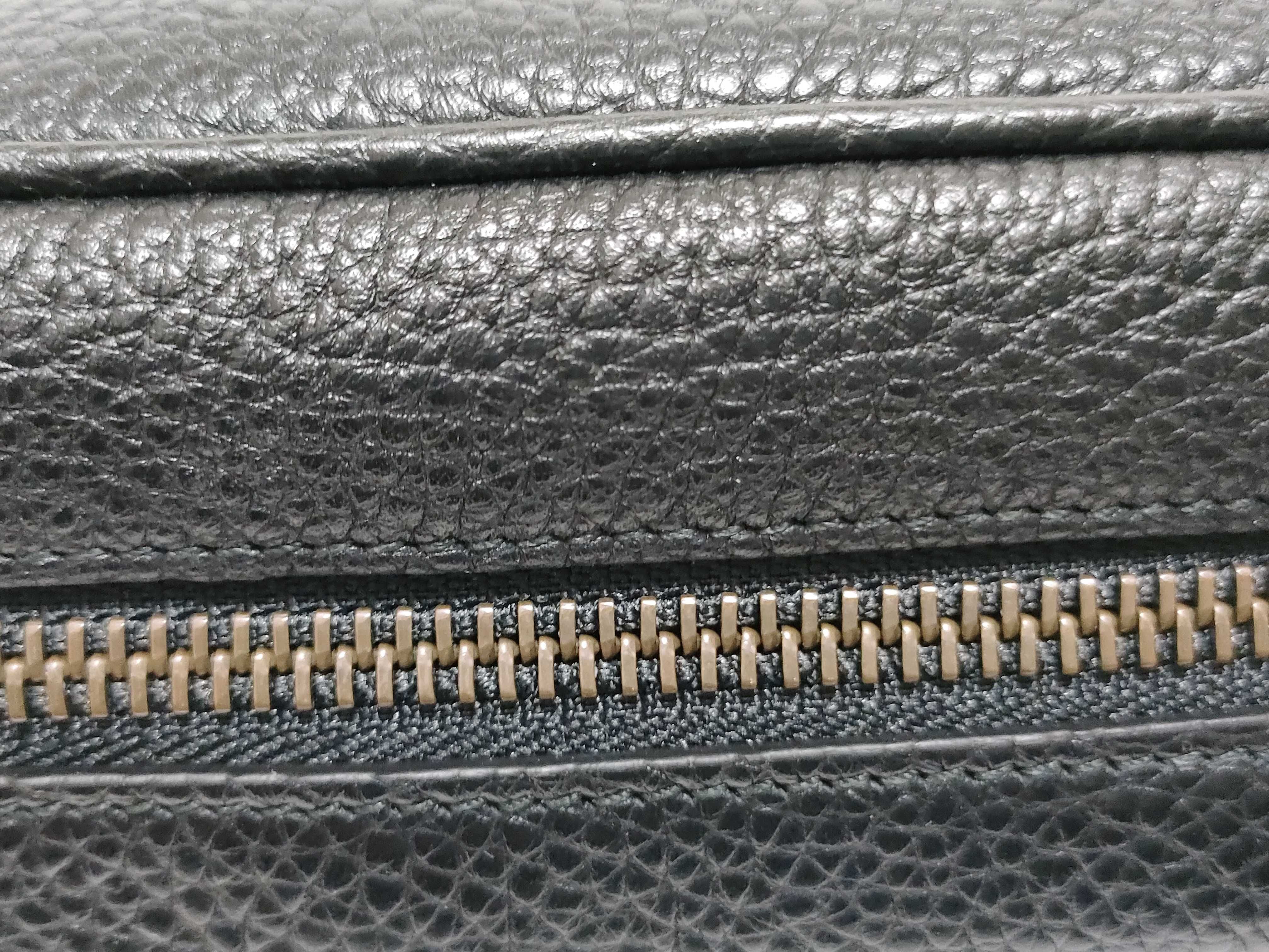 Soho Shoulder Bag, Interlocking G, Soho Disco Bag, Small Leather, 347994, with Dust Bag. — view 6