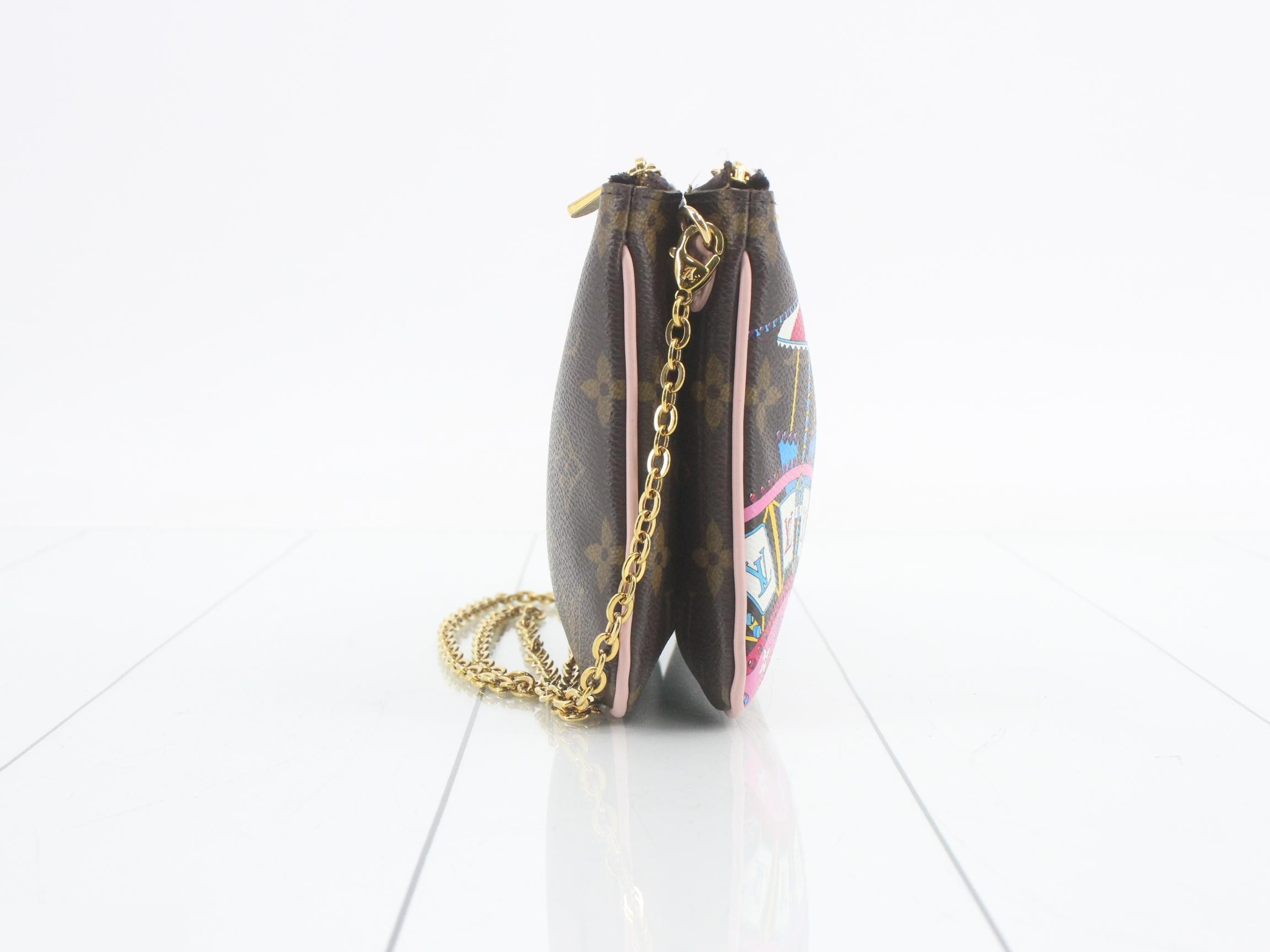 Vivienne Monogram Pochette Double Zip Shoulder Bag — view 4