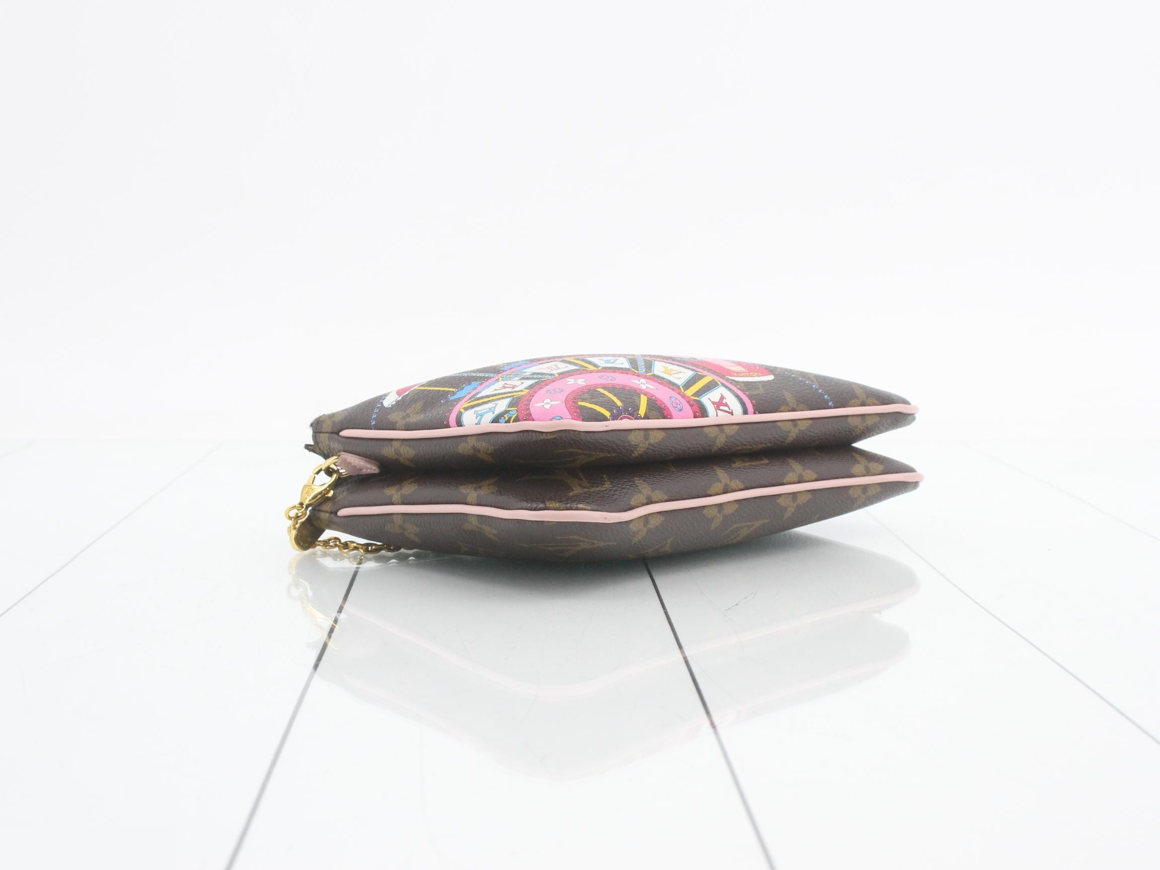 Vivienne Monogram Pochette Double Zip Shoulder Bag — view 5
