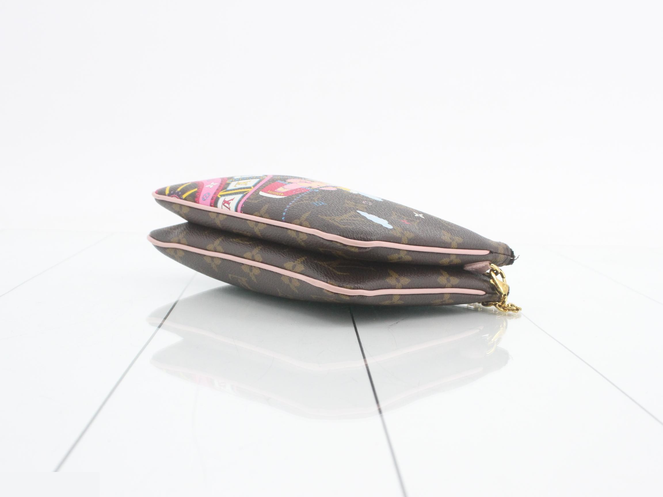 Vivienne Monogram Pochette Double Zip Shoulder Bag — view 6