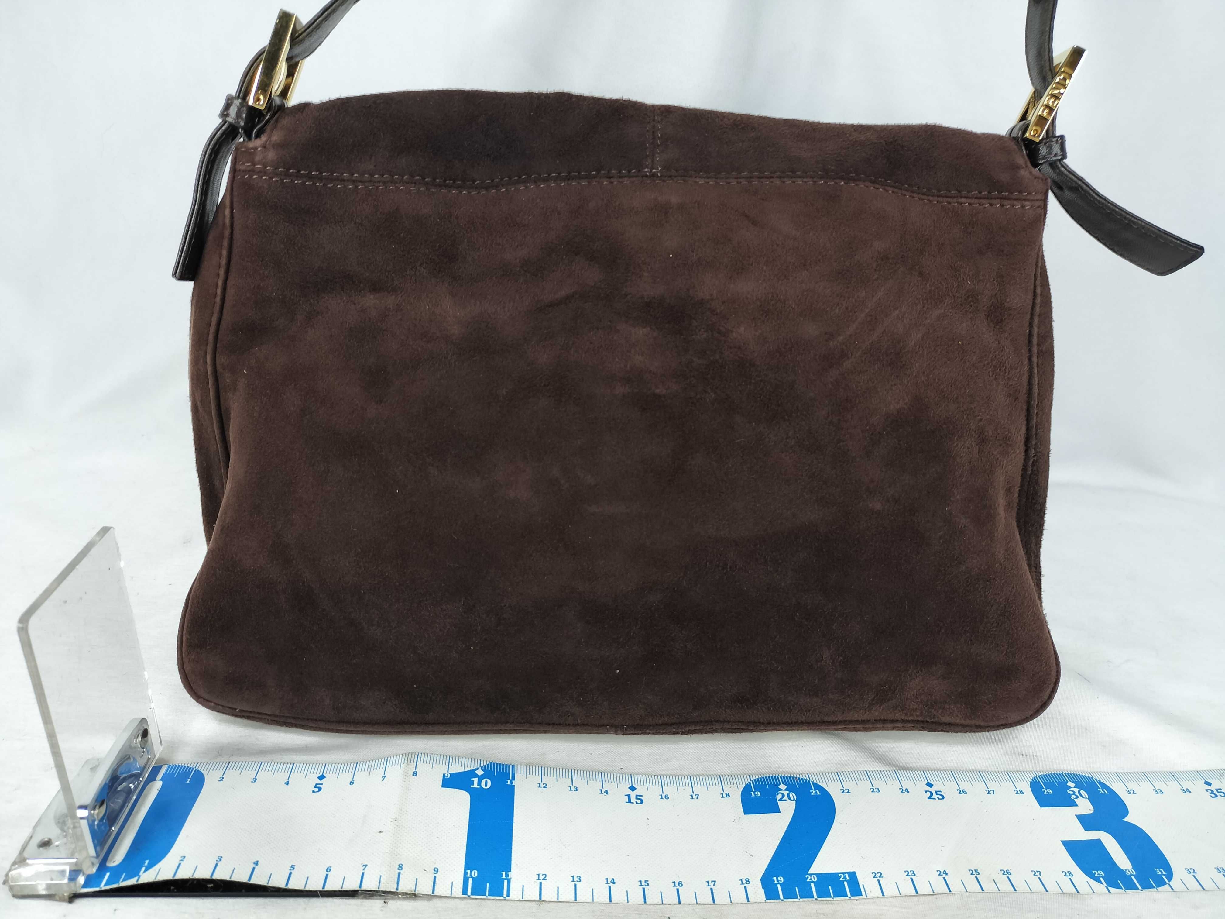 Mamma Bucket Suede Brown Shoulder Bag — view 2
